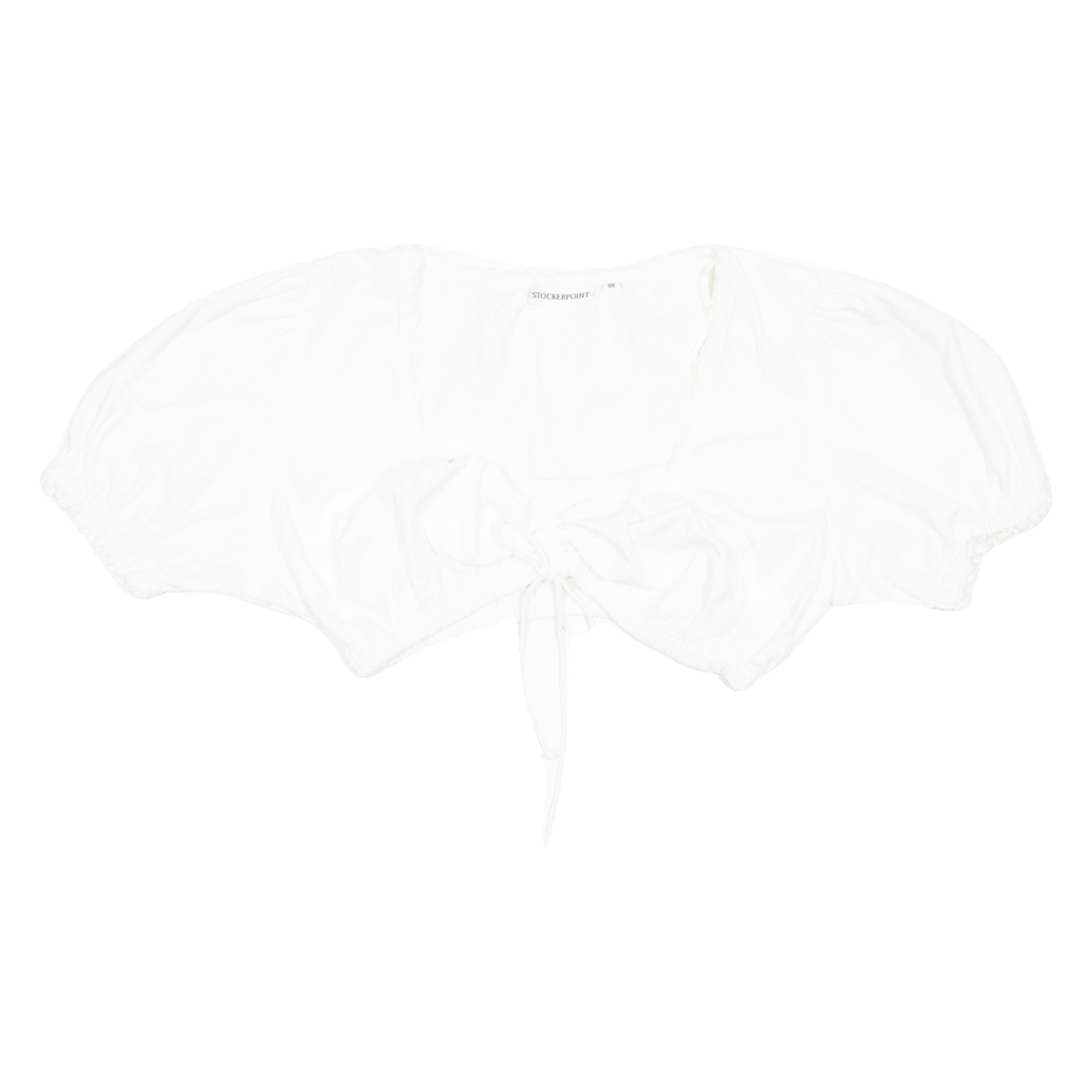STOCKERPOINT Cropped Womens Milkmaid Top White M Refurbished - N/A refurbished available on Cerqular