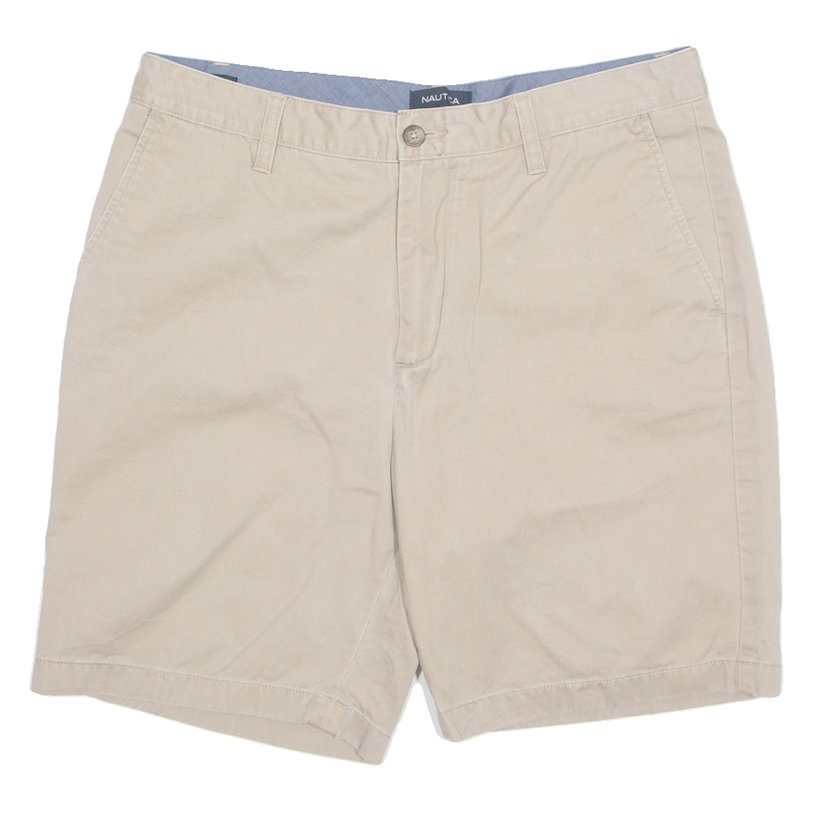 NAUTICA Mens Chino Shorts Beige M W34 Refurbished - N/A refurbished available on Cerqular