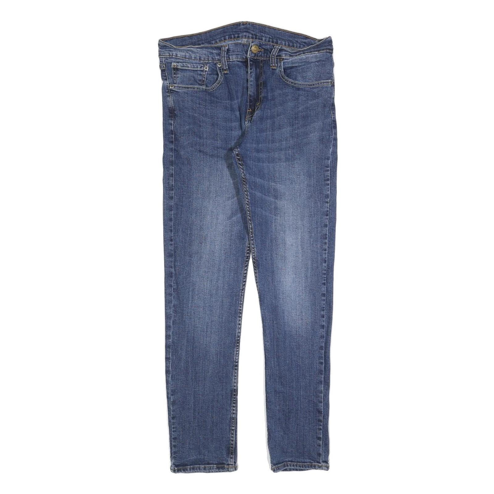 LEVI'S 511 Slim Mens Jeans Blue Cotton Blend Denim Medium W32 L32 Slim Fit Refurbished - N/A refurbished available on Cerqular
