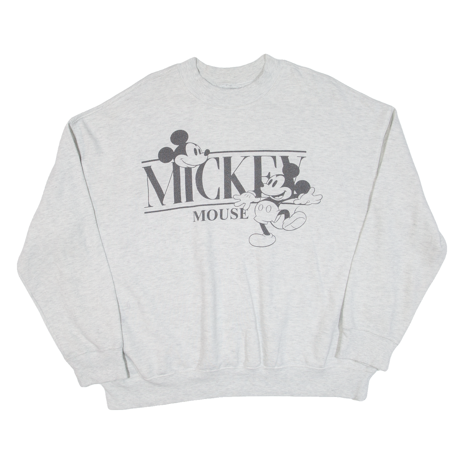 MICKEY MOUSE Mickey Mouse Womens Sweatshirt Grey 2XL Refurbished - N/A refurbished available on Cerqular