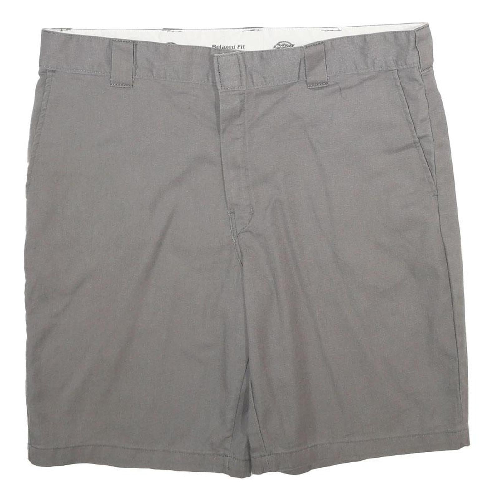 DICKIES Mens Shorts Grey Casual XL W40 Polyester Blend Relaxed Fit Refurbished - N/A refurbished available on Cerqular