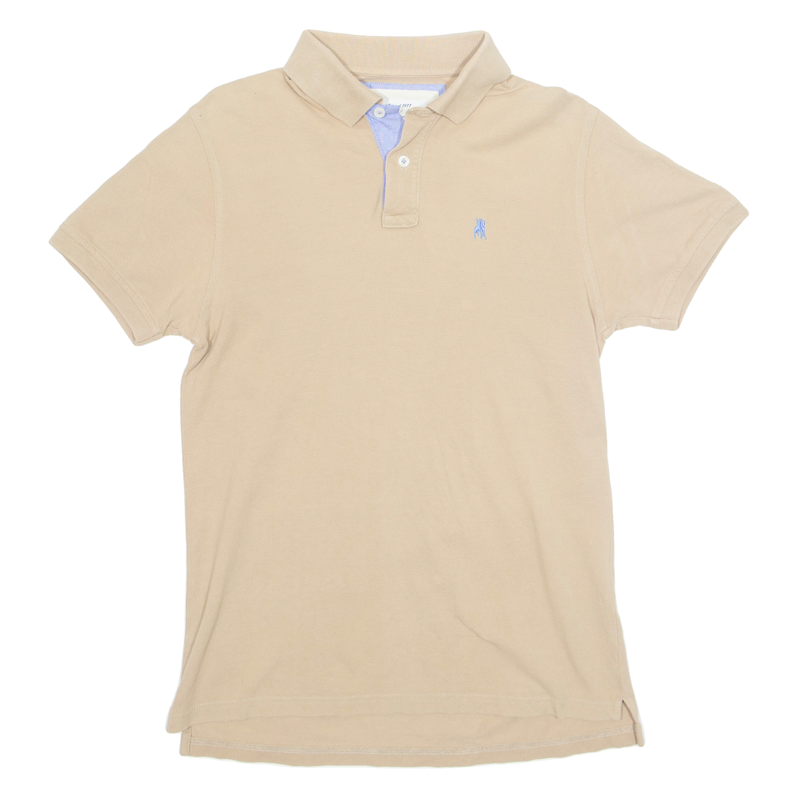 POLO CLUB Mens Polo Shirt Beige S Refurbished - N/A refurbished available on Cerqular