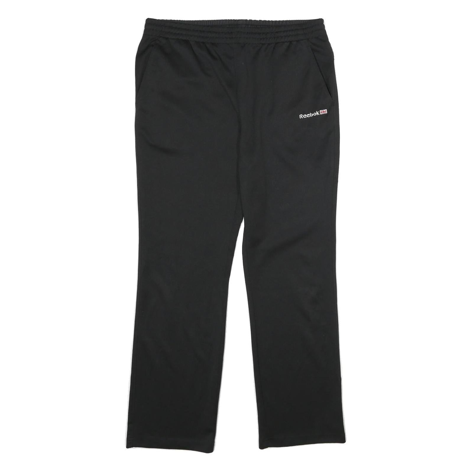 REEBOK Mens Joggers Black XL W34 L30 Regular Fit Straight Leg Sports Leisurewear Refurbished - N/A refurbished available on Cerqular