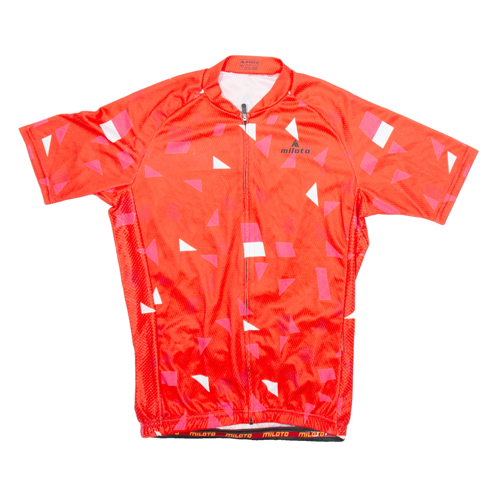 MULATTO Full Zip Cycling Mens Jersey Red XL Refurbished - N/A refurbished available on Cerqular