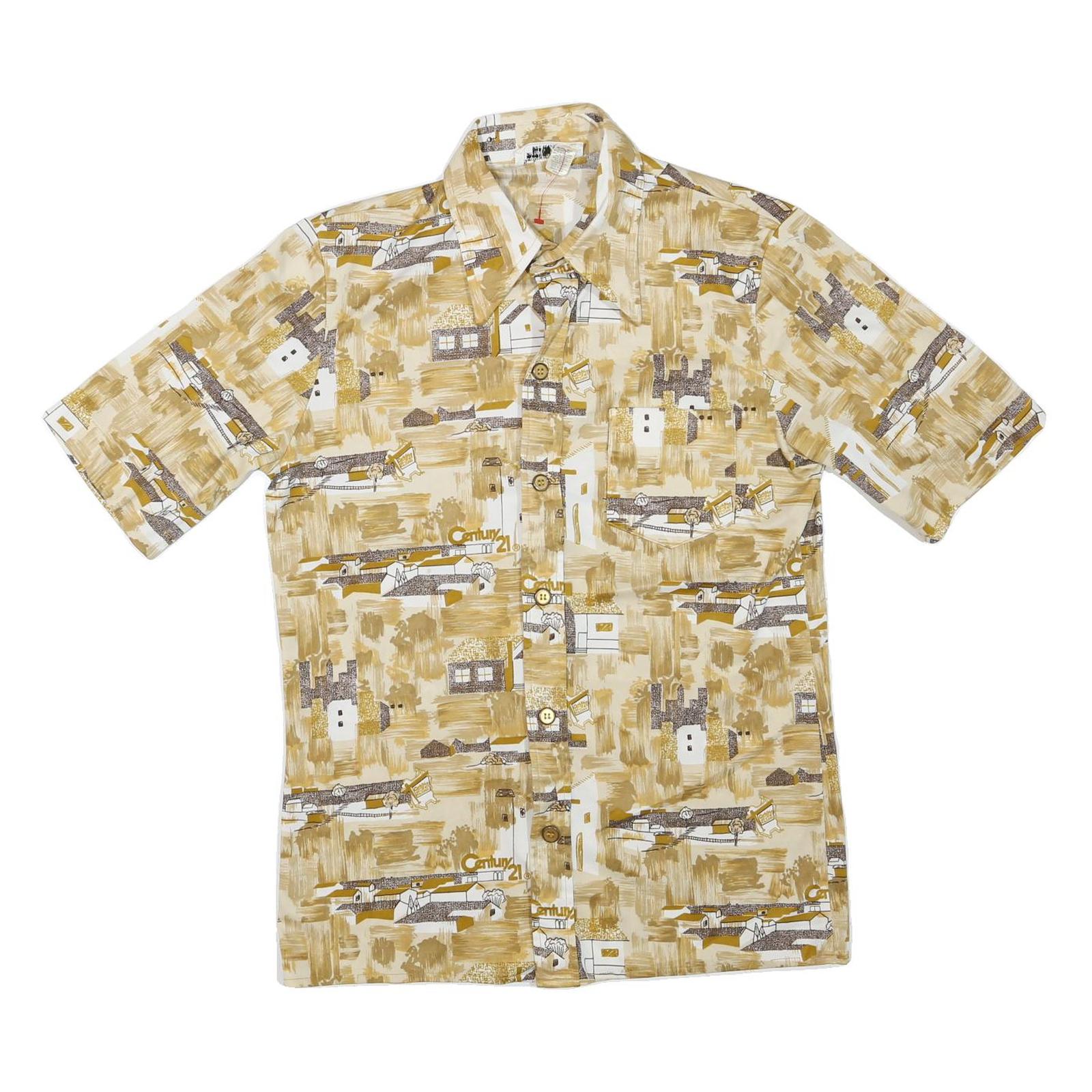 Buy Mens Beige & Brown Patterned Short Sleeve Shirt S Polyester Blend Summer Casual Refurbished - $19.49 Mens Beige & Brown Patterned Short Sleeve Shirt S Polyester Blend Summer Casual Refurbished - N/A refurbished available on Cerqular