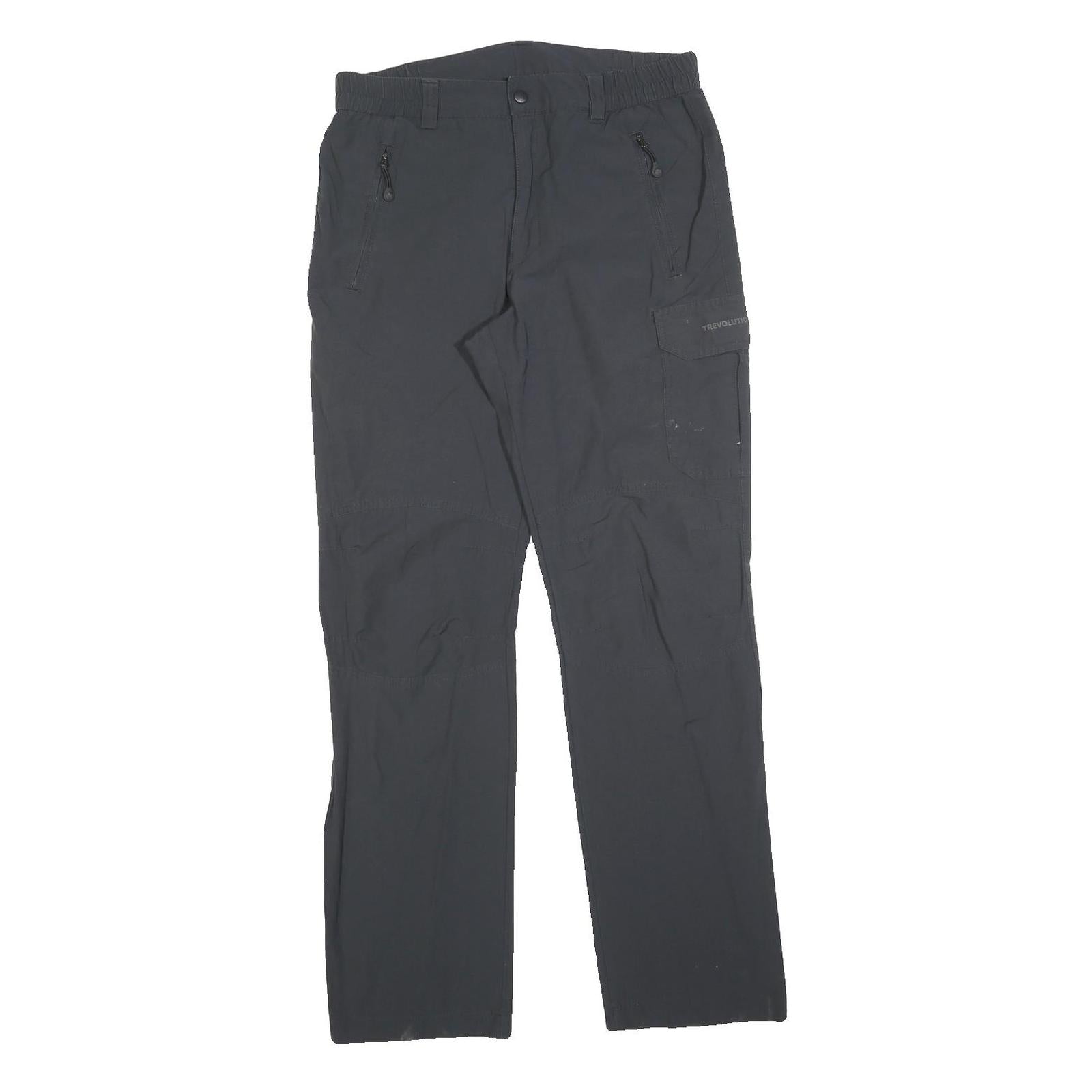 Buy TREVOLUTION Mens Polyester Blend Black Regular Straight Trousers W30 L32 Refurbished - $20.79 TREVOLUTION Mens Polyester Blend Black Regular Straight Trousers W30 L32 Refurbished - N/A refurbished available on Cerqular
