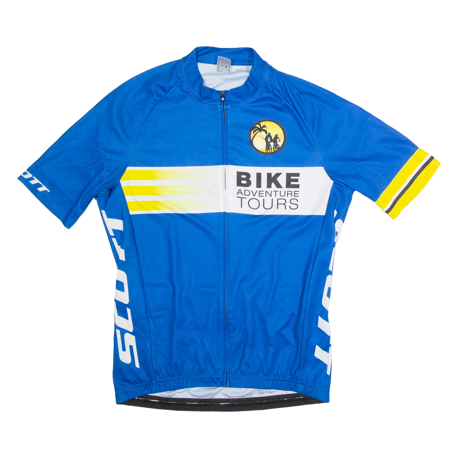 Cycling Zip Up Mens Jersey Blue High Neck M Refurbished - N/A refurbished available on Cerqular