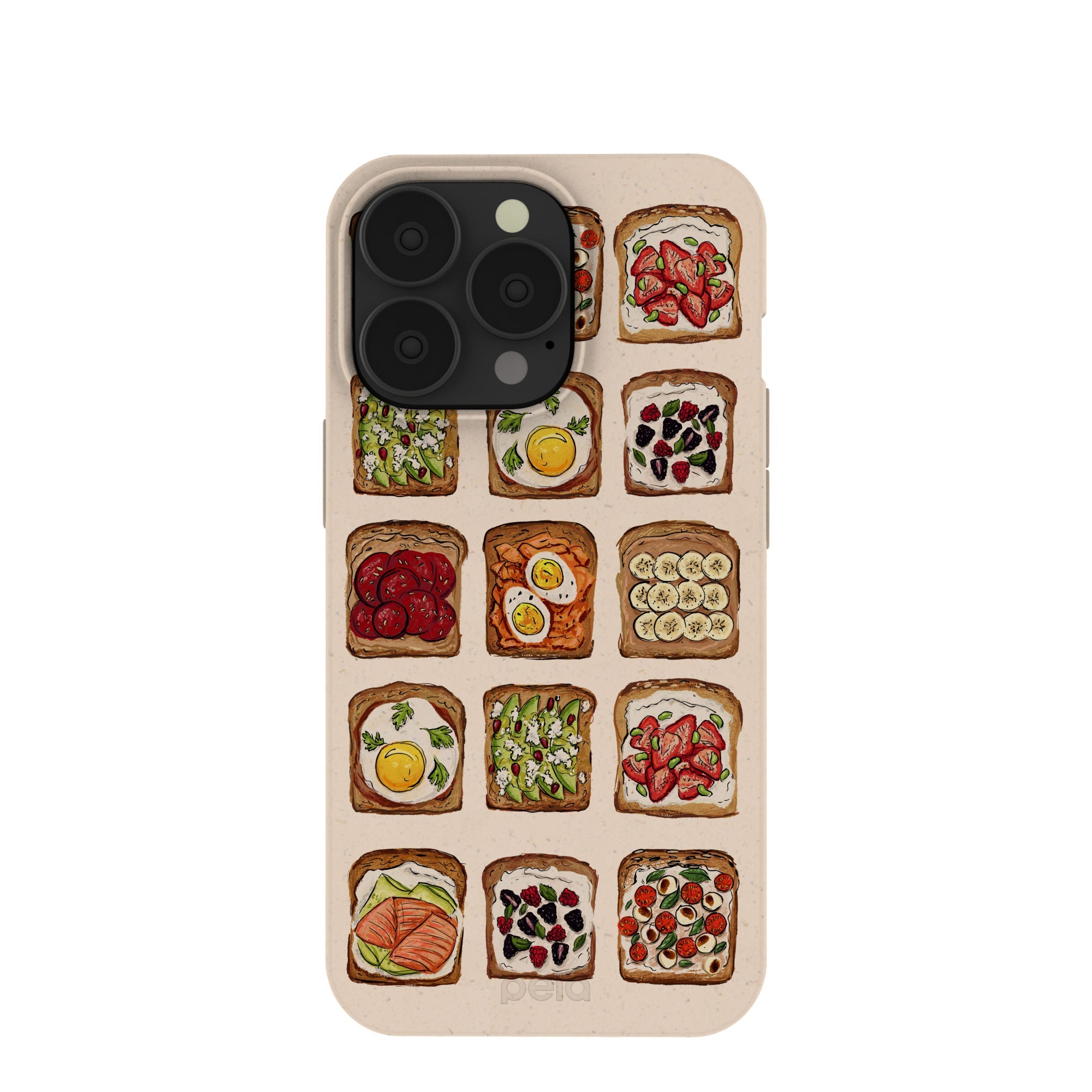 Seashell Toasted iPhone 13 Pro Case Refurbished - Pela Case refurbished available on Cerqular