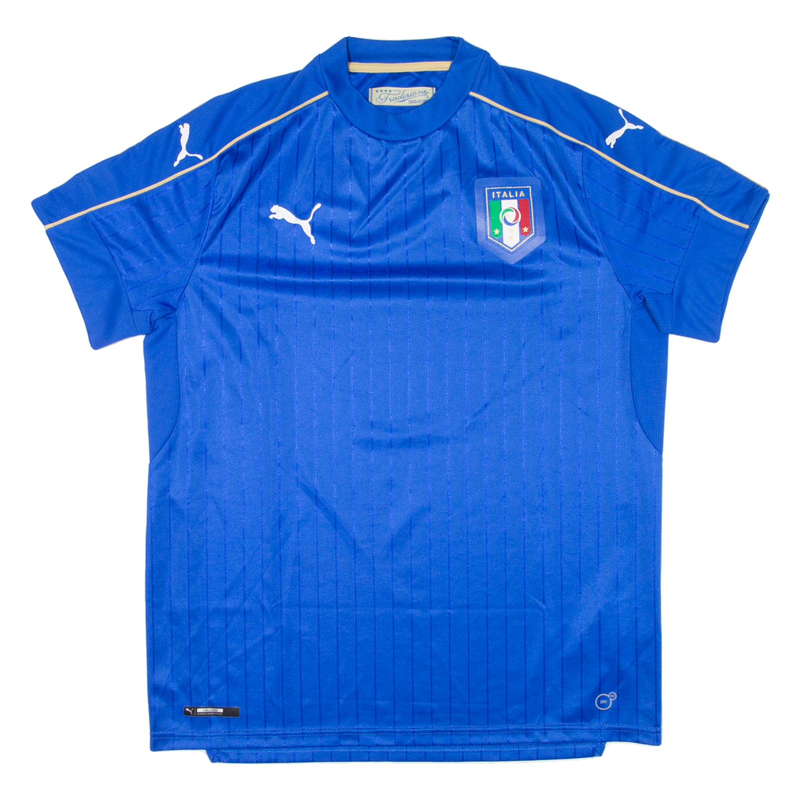 PUMA Italia Mens Football Shirt Jersey Blue L Refurbished - N/A refurbished available on Cerqular
