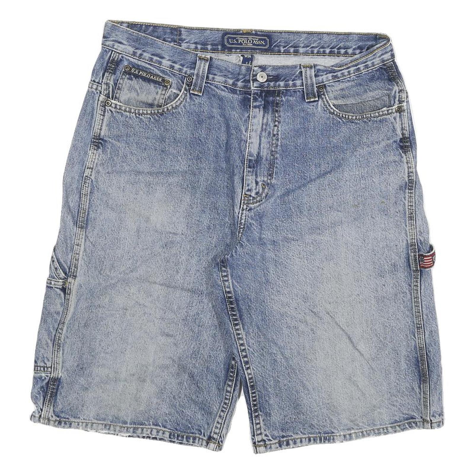 Buy U.S. POLO ASSN Mens Shorts Blue Denim Casual XL W34 Utility Pocket Refurbished - $15.59 U.S. POLO ASSN Mens Shorts Blue Denim Casual XL W34 Utility Pocket Refurbished - N/A refurbished available on Cerqular