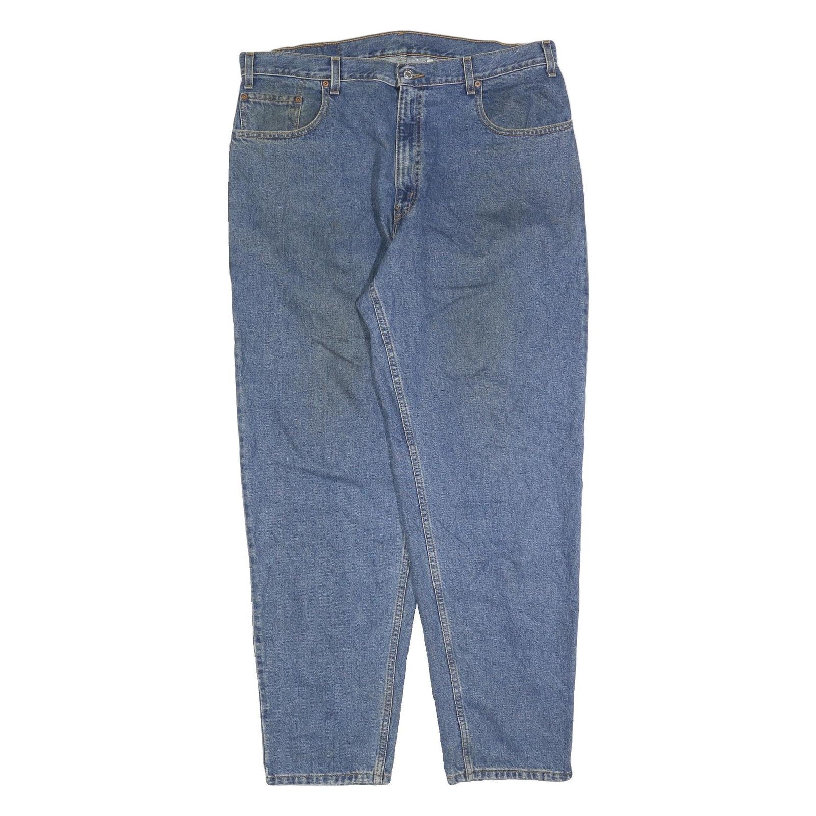 LEVI'S 560 Mens Jeans Blue Regular Tapered Denim Medium W38 L32 Classic Fit Refurbished - N/A refurbished available on Cerqular