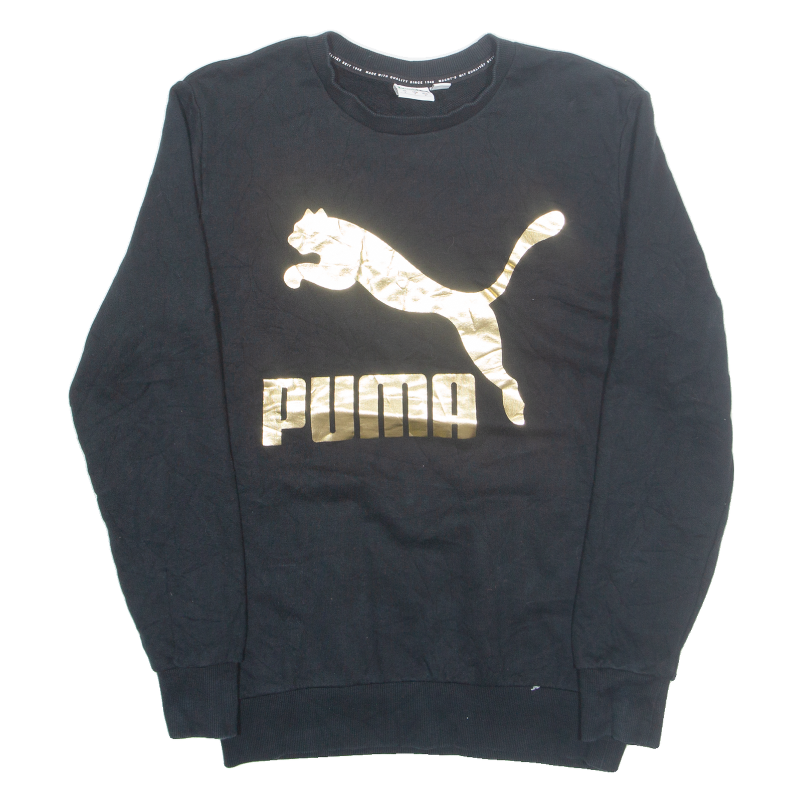 PUMA Womens Sweatshirt Black S Refurbished - N/A refurbished available on Cerqular