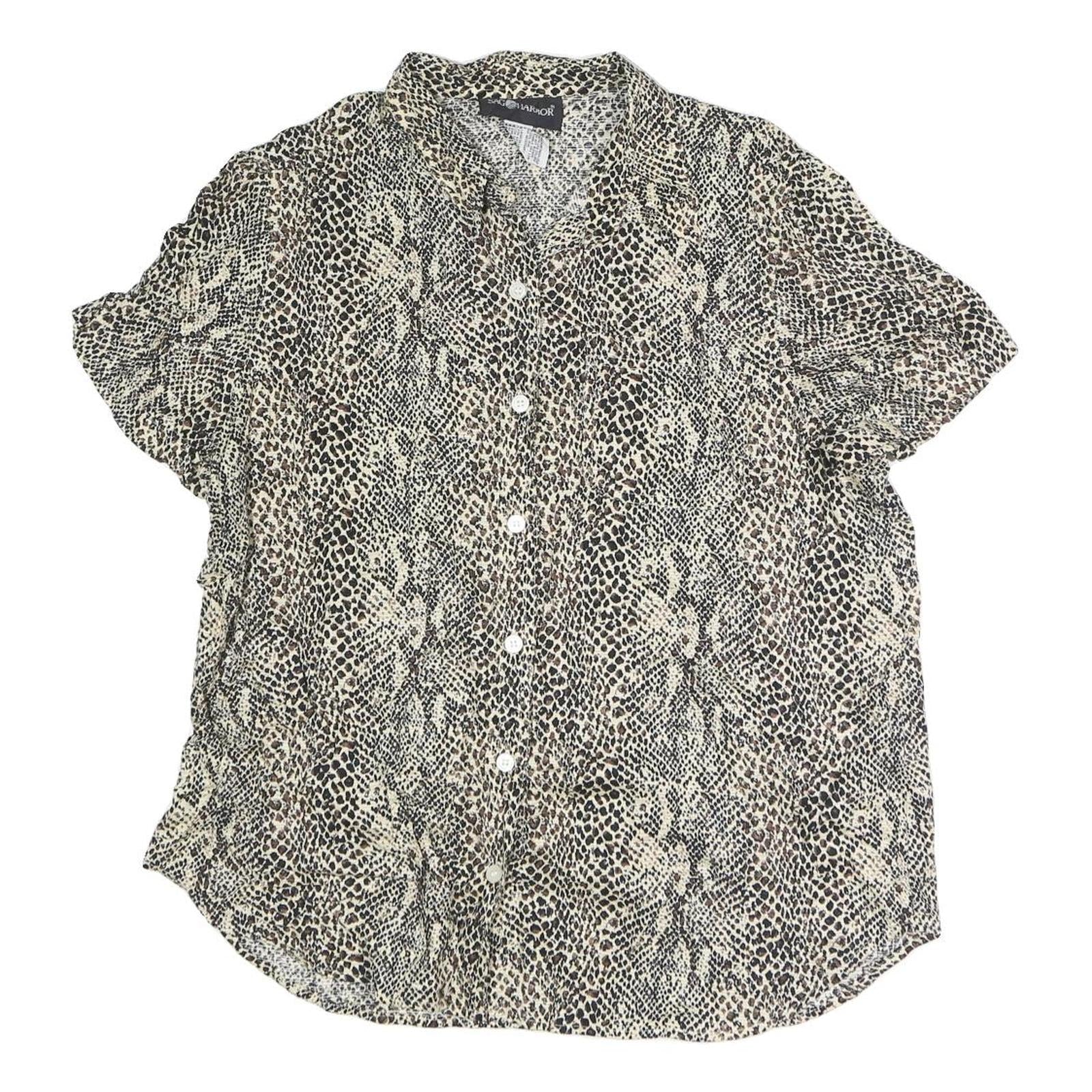 Buy SAG HARBOUR Womens Beige Printed Shirt Short Sleeve Button Neck L Cotton Blend Refurbished - $18.19 SAG HARBOUR Womens Beige Printed Shirt Short Sleeve Button Neck L Cotton Blend Refurbished - N/A refurbished available on Cerqular
