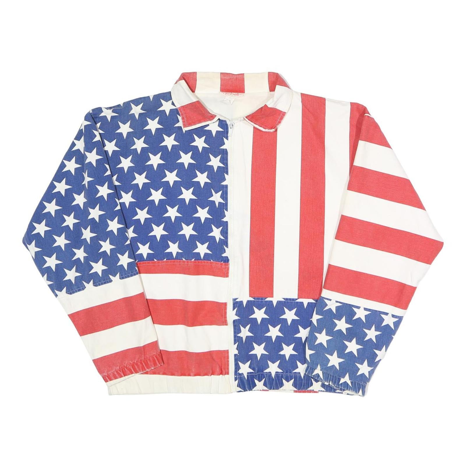 Buy CARABELLA Womens Red White & Blue Cotton Blend Zip Jacket L Stars Stripes Refurbished - $32.49 CARABELLA Womens Red White & Blue Cotton Blend Zip Jacket L Stars Stripes Refurbished - N/A refurbished available on Cerqular