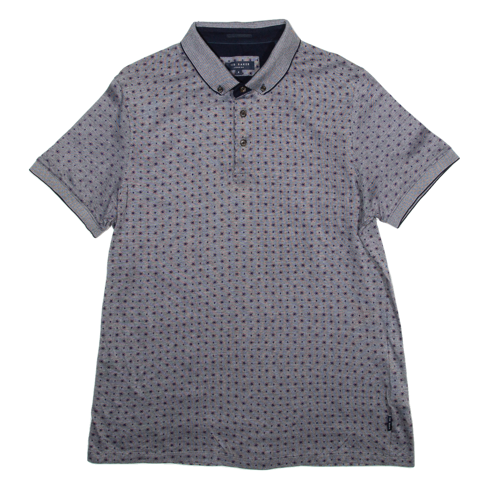 TED BAKER Mens Polo Shirt Grey M Refurbished - N/A refurbished available on Cerqular