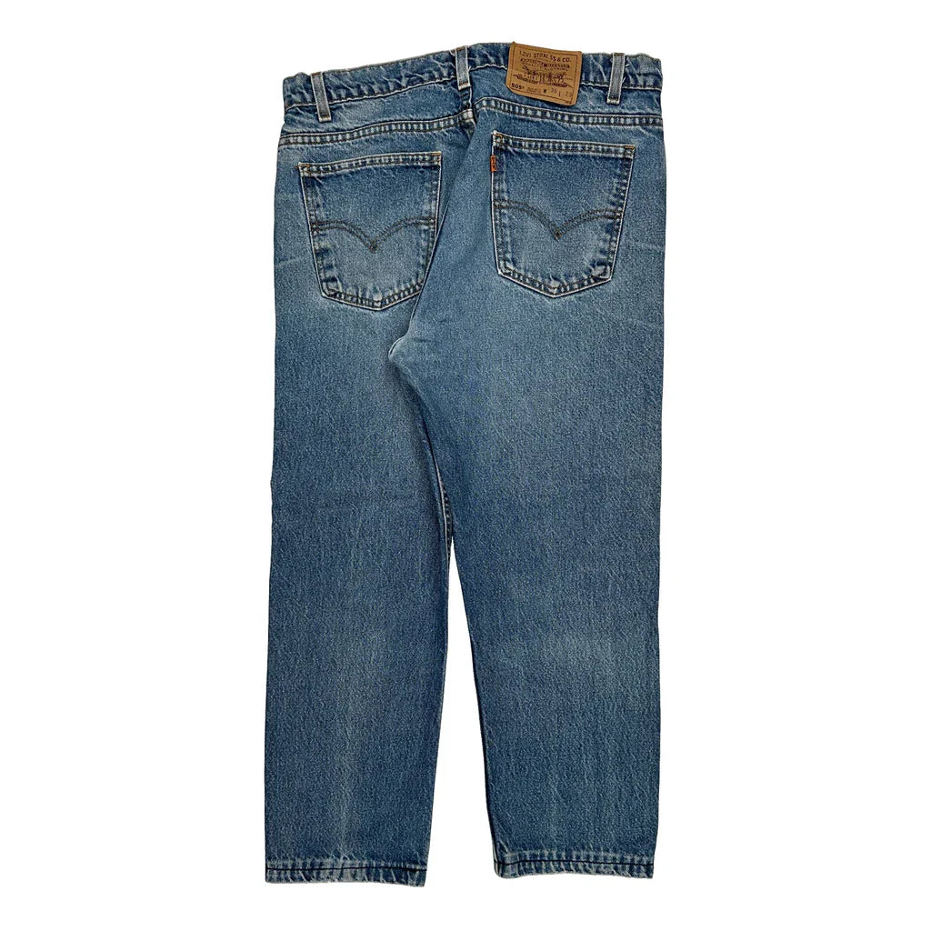 Made In USA Levis 505 Jeans - 34W 29L Blue Cotton Refurbished - Thrifted (note: this is a term often used to describe second- refurbished available on Cerqular