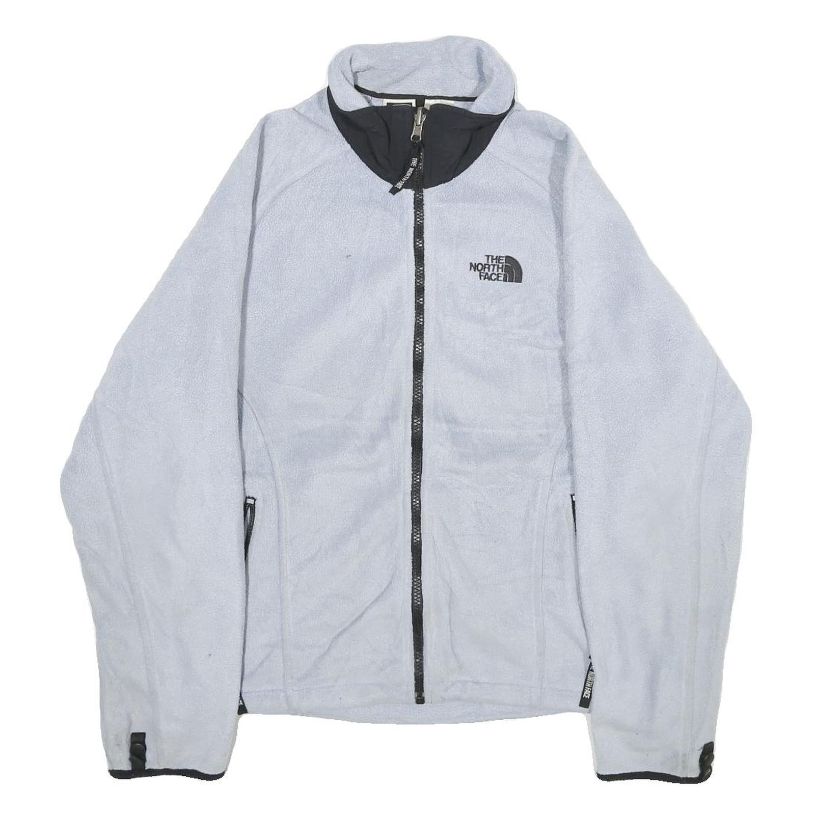 THE NORTH FACE Womens White & Black Fleece Jacket S Polyester Zip Outdoor Casual Refurbished - N/A refurbished available on Cerqular