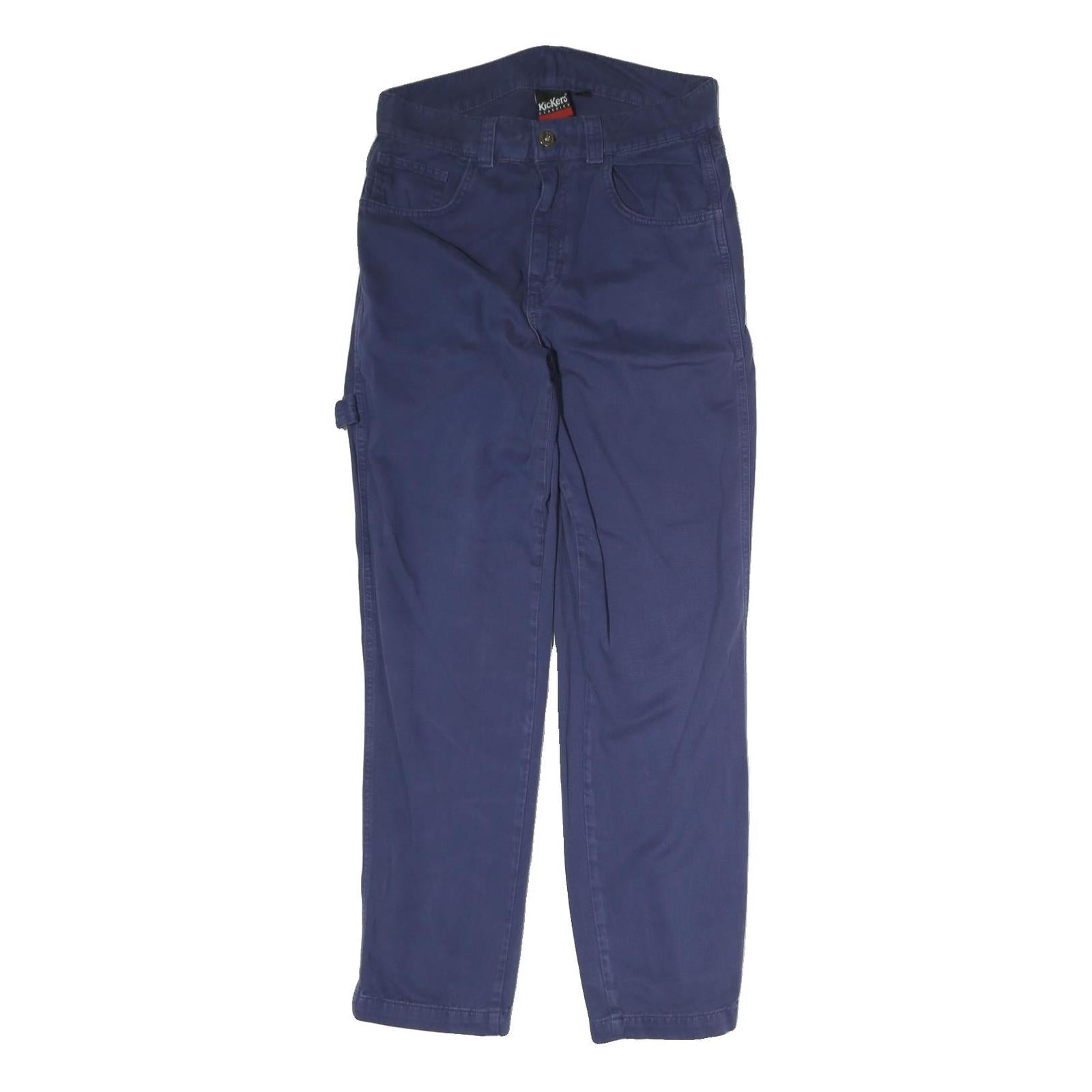 Buy KICKERS Mens Cotton Blue Regular Straight Trousers W30 L32 Workwear Zip Closure Refurbished - $45.49 KICKERS Mens Cotton Blue Regular Straight Trousers W30 L32 Workwear Zip Closure Refurbished - N/A refurbished available on Cerqular