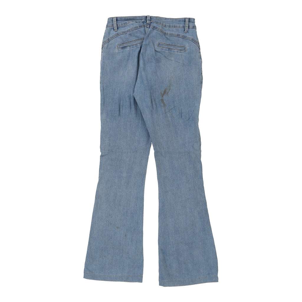 Buy Unbranded Flared Jeans - Medium Blue Cotton Refurbished - $24.11 Unbranded Flared Jeans - Medium Blue Cotton Refurbished - Thrifted (note: this is a term often used to describe second- refurbished available on Cerqular