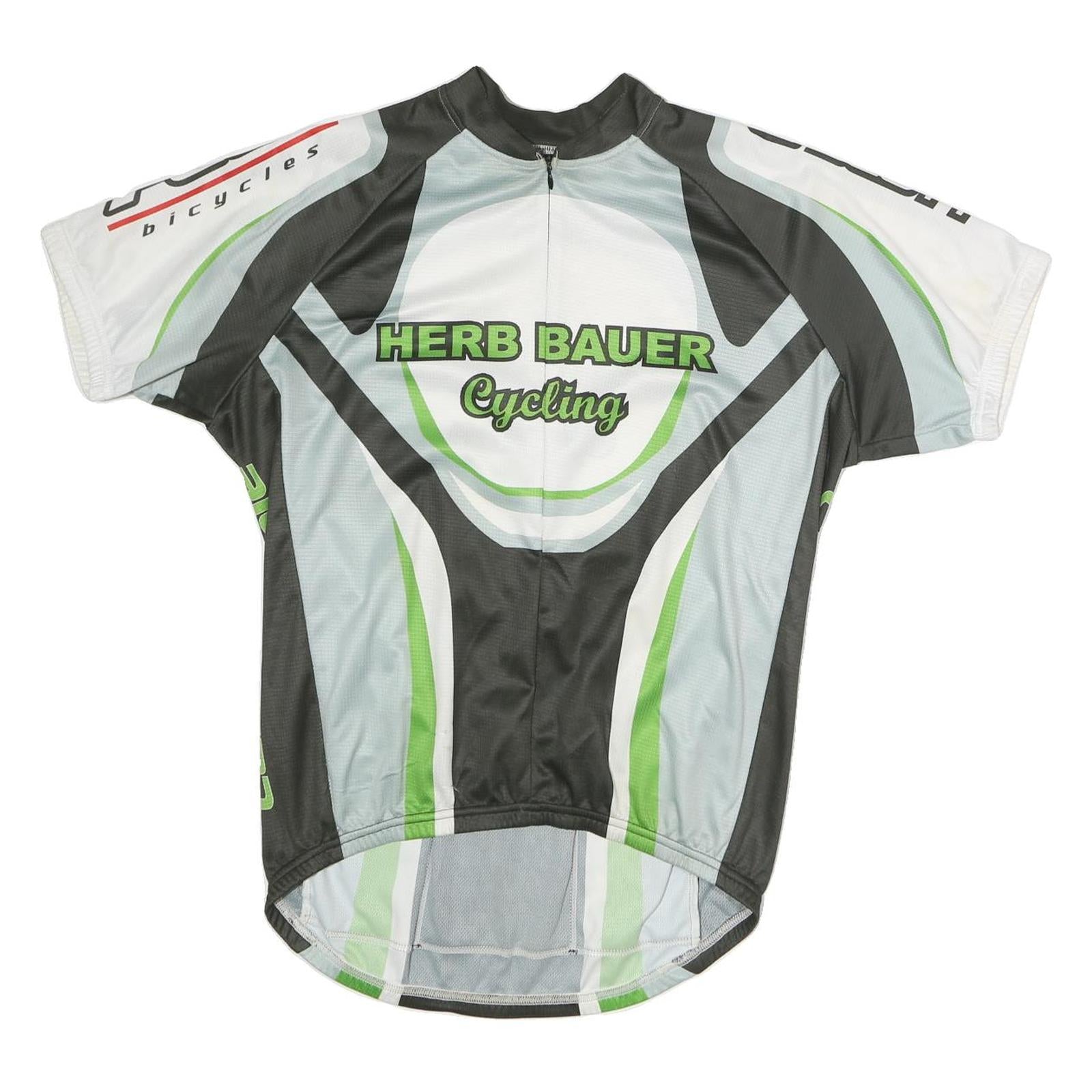 CANARI Mens Black & Green Cycling T-Shirt L Short Sleeve Crew Neck Sportswear Refurbished - N/A refurbished available on Cerqular
