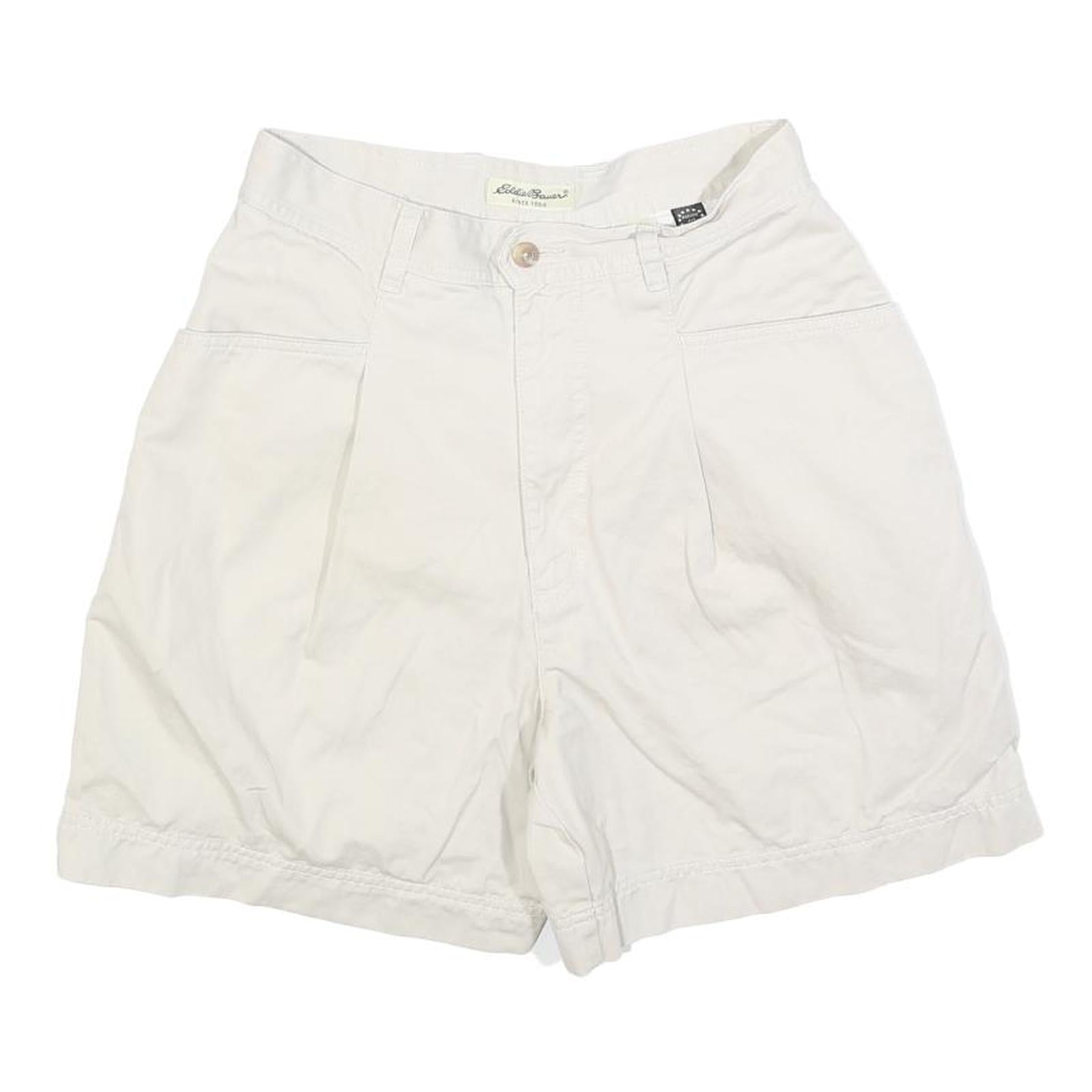 EDDIE BAUER Womens Cotton White Casual Shorts XS W26 Summer Style Refurbished - N/A refurbished available on Cerqular