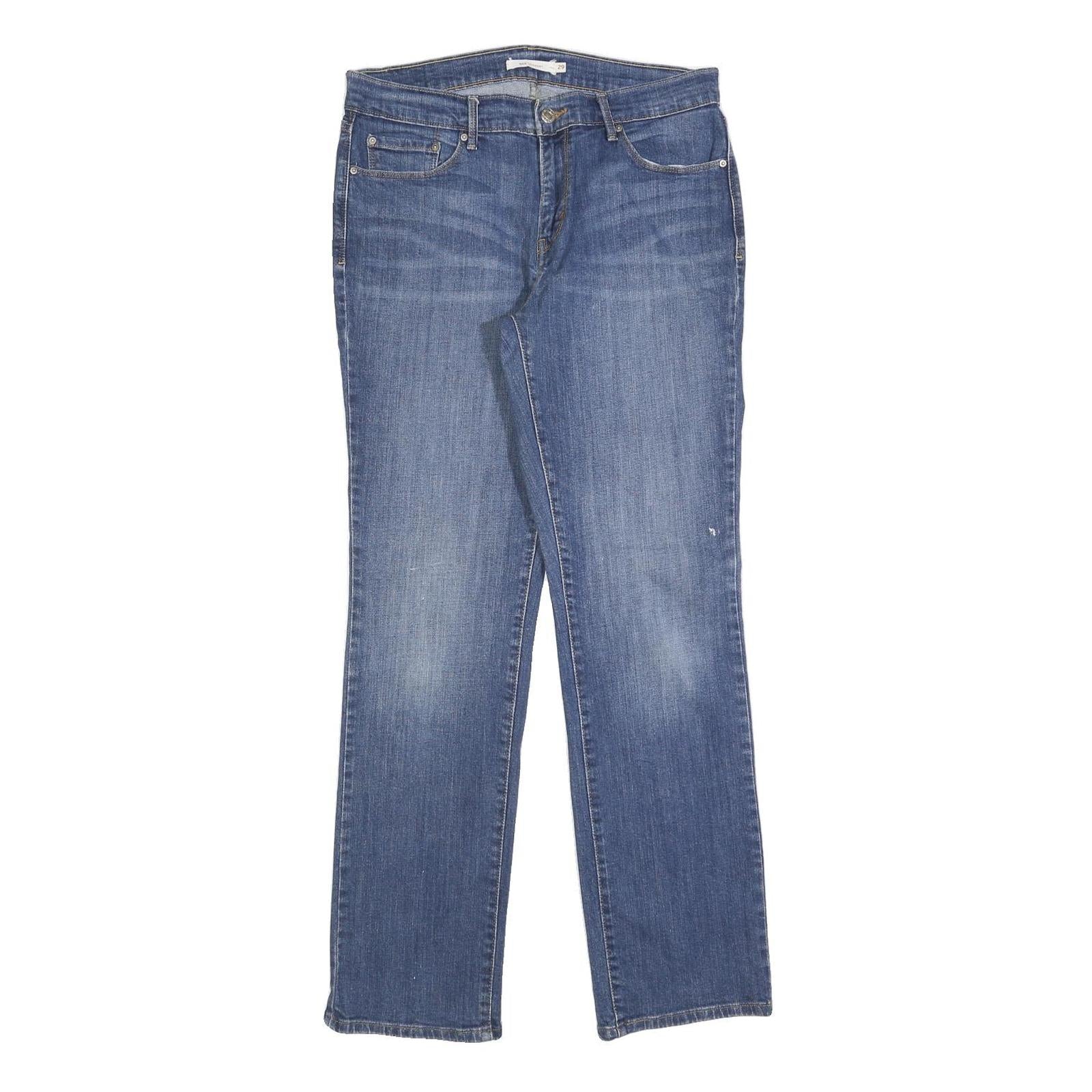LEVI'S 505 Womens Regular Straight Denim Medium Blue W29 L32 Classic Cotton Refurbished - N/A refurbished available on Cerqular