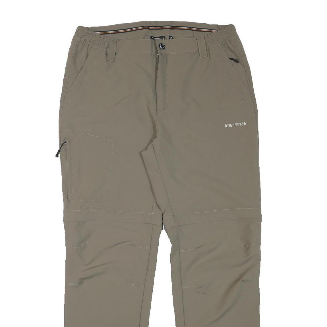 ICEPEAK Mens Polyester Blend Beige Regular Fit Straight Leg Trousers W32 L31 Refurbished - N/A refurbished available on Cerqular