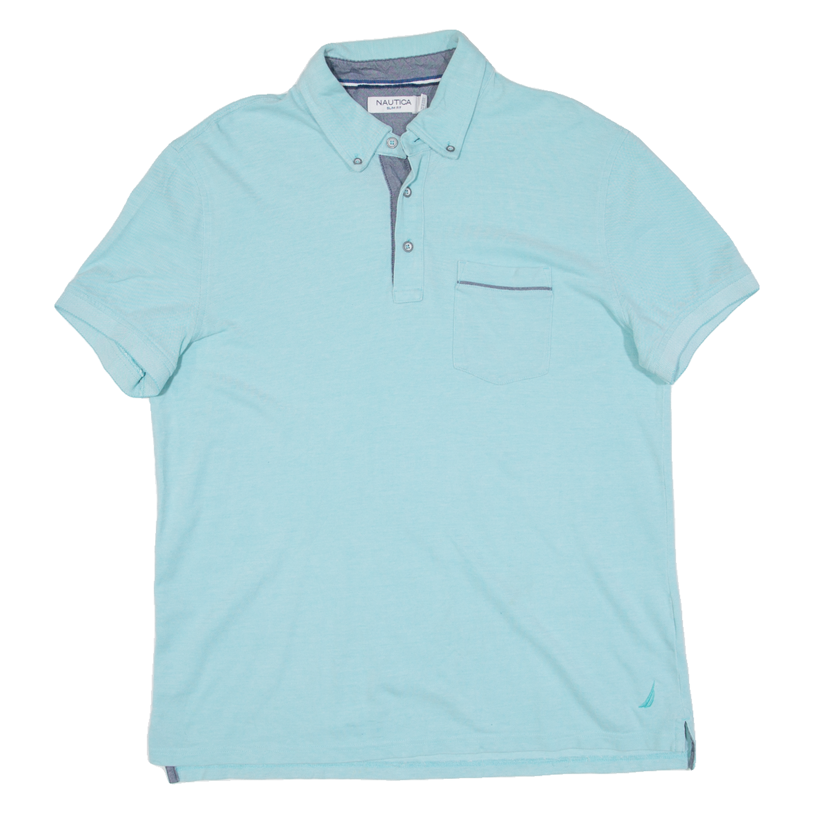 NAUTICA Slim Fit Mens Polo Shirt Black M Refurbished - N/A refurbished available on Cerqular