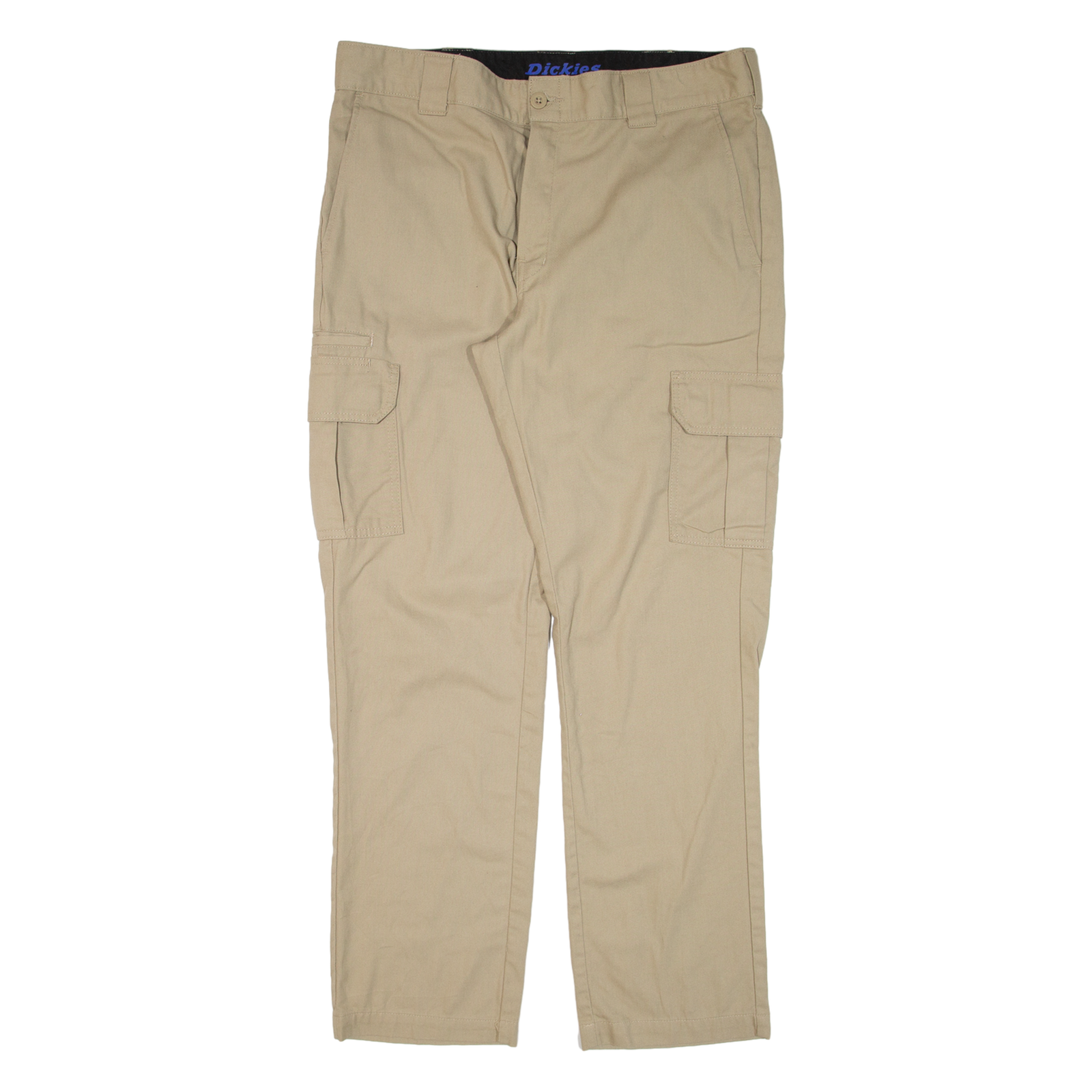 DICKIES Cargo Workwear Mens Trousers Beige Slim Straight W36 L32 Refurbished - N/A refurbished available on Cerqular