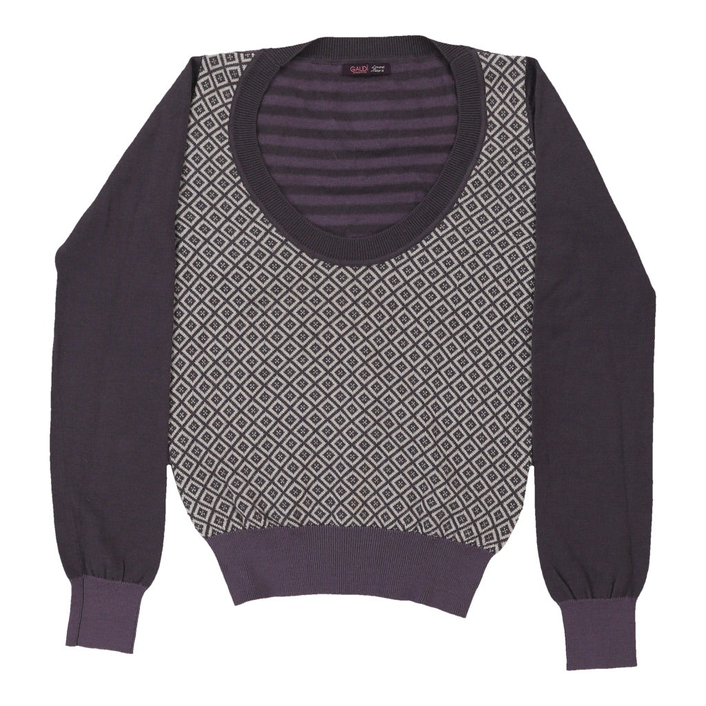 Buy Gaudi Jumper - Small Block Colour Wool Blend Refurbished - $33.49 Gaudi Jumper - Small Block Colour Wool Blend Refurbished - Thrifted (note: this is a term often used to describe second- refurbished available on Cerqular