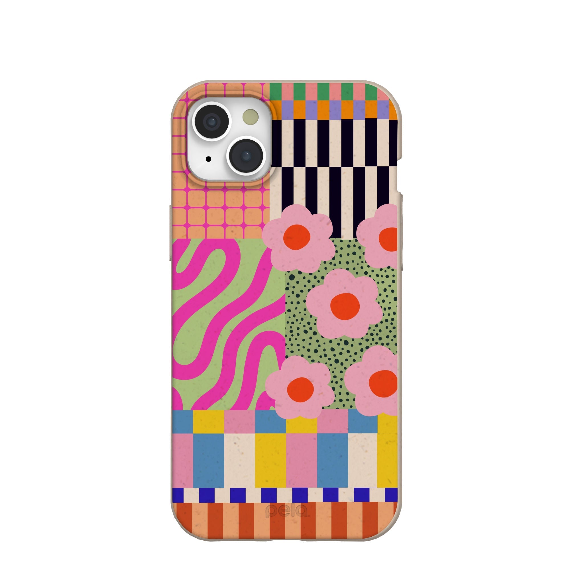 Seashell Abstract Cake iPhone 15 Plus Case Refurbished - Pela Case refurbished available on Cerqular