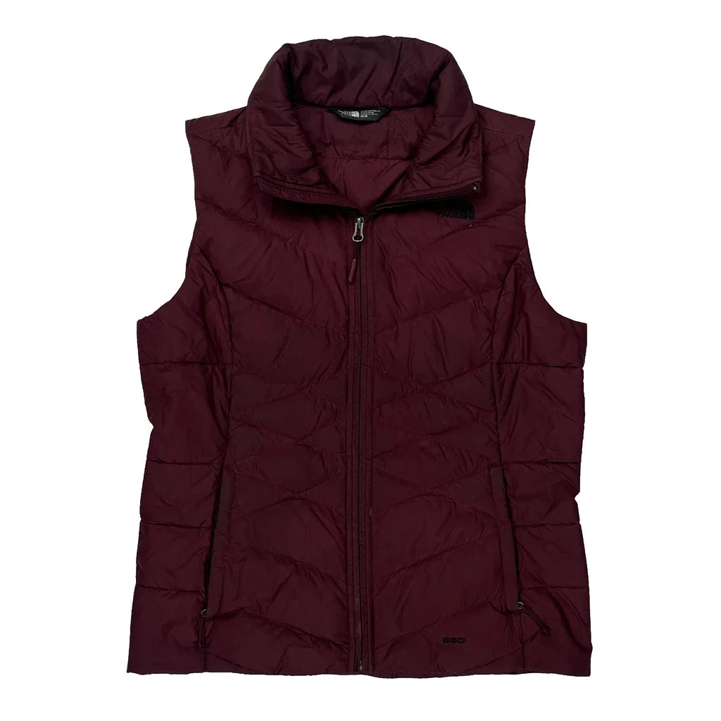 Buy The North Face Gilet - Medium Burgundy Polyester Refurbished - $53.59 The North Face Gilet - Medium Burgundy Polyester Refurbished - Thrifted (note: this is a term often used to describe second- refurbished available on Cerqular
