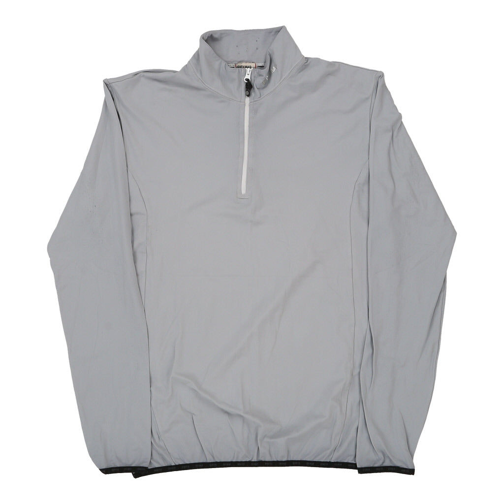 Golf Colmar 1/4 Zip - XL Grey Polyester Refurbished - Thrifted (note: this is a term often used to describe second- refurbished available on Cerqular