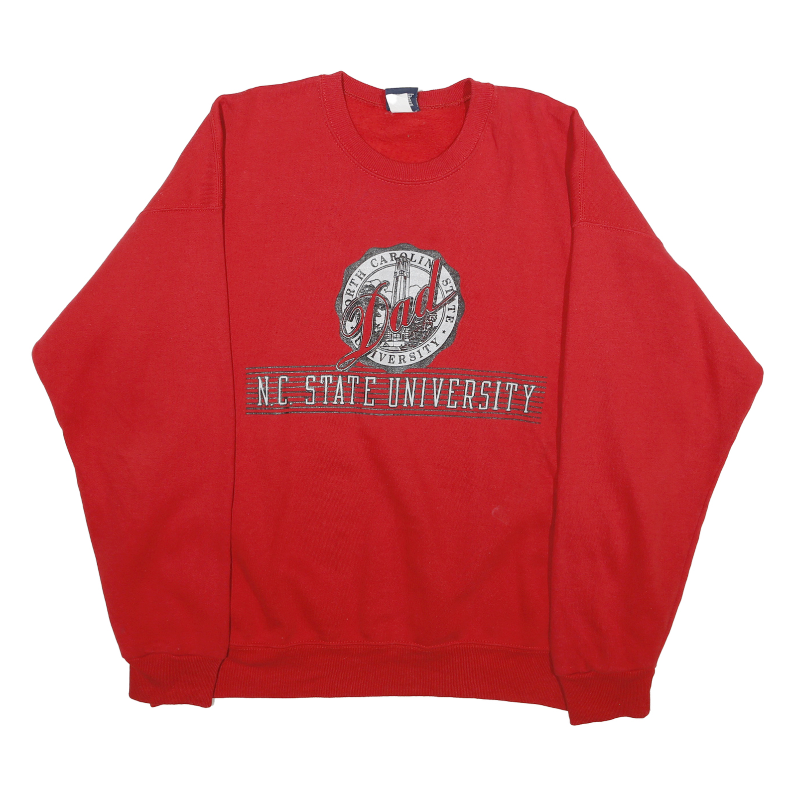 JANSPORT Mens Red NC State University Crew Neck 2XL Cotton Sweatshirt College Refurbished - N/A refurbished available on Cerqular