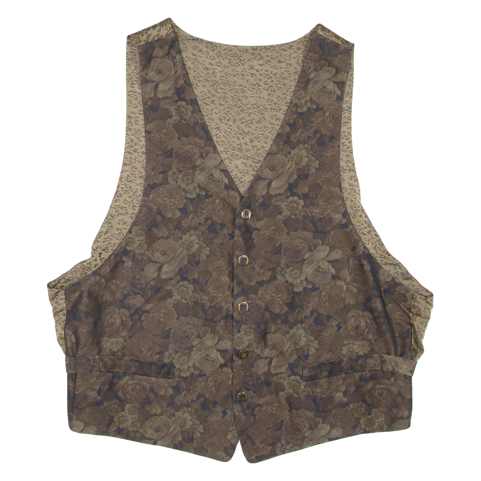 Mens Blazer Waistcoat Green Floral M Refurbished - N/A refurbished available on Cerqular
