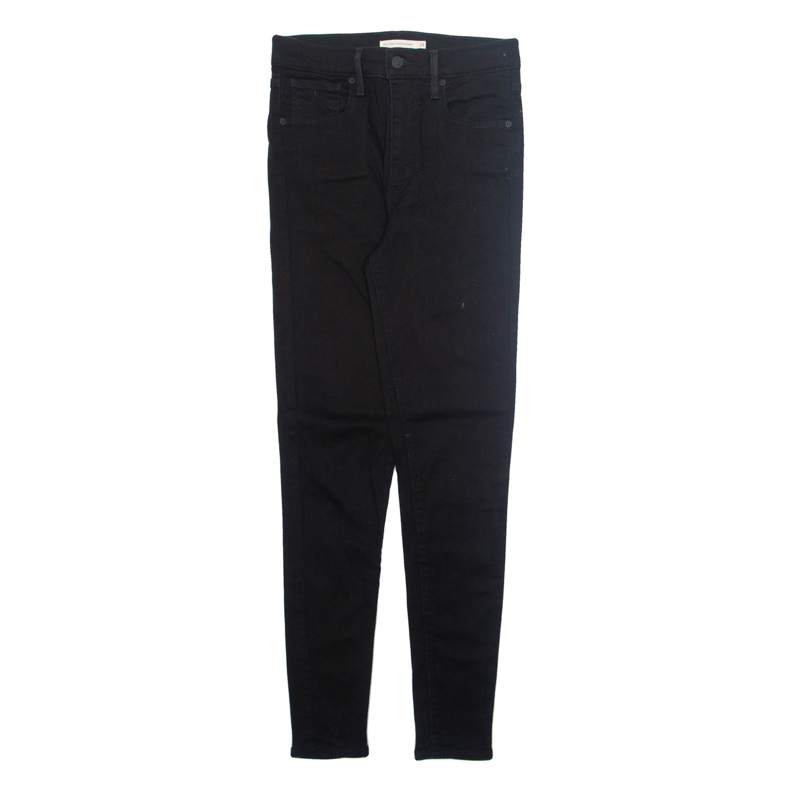 LEVI'S Womens Trousers Black Slim Tapered W29 L30 Refurbished - N/A refurbished available on Cerqular
