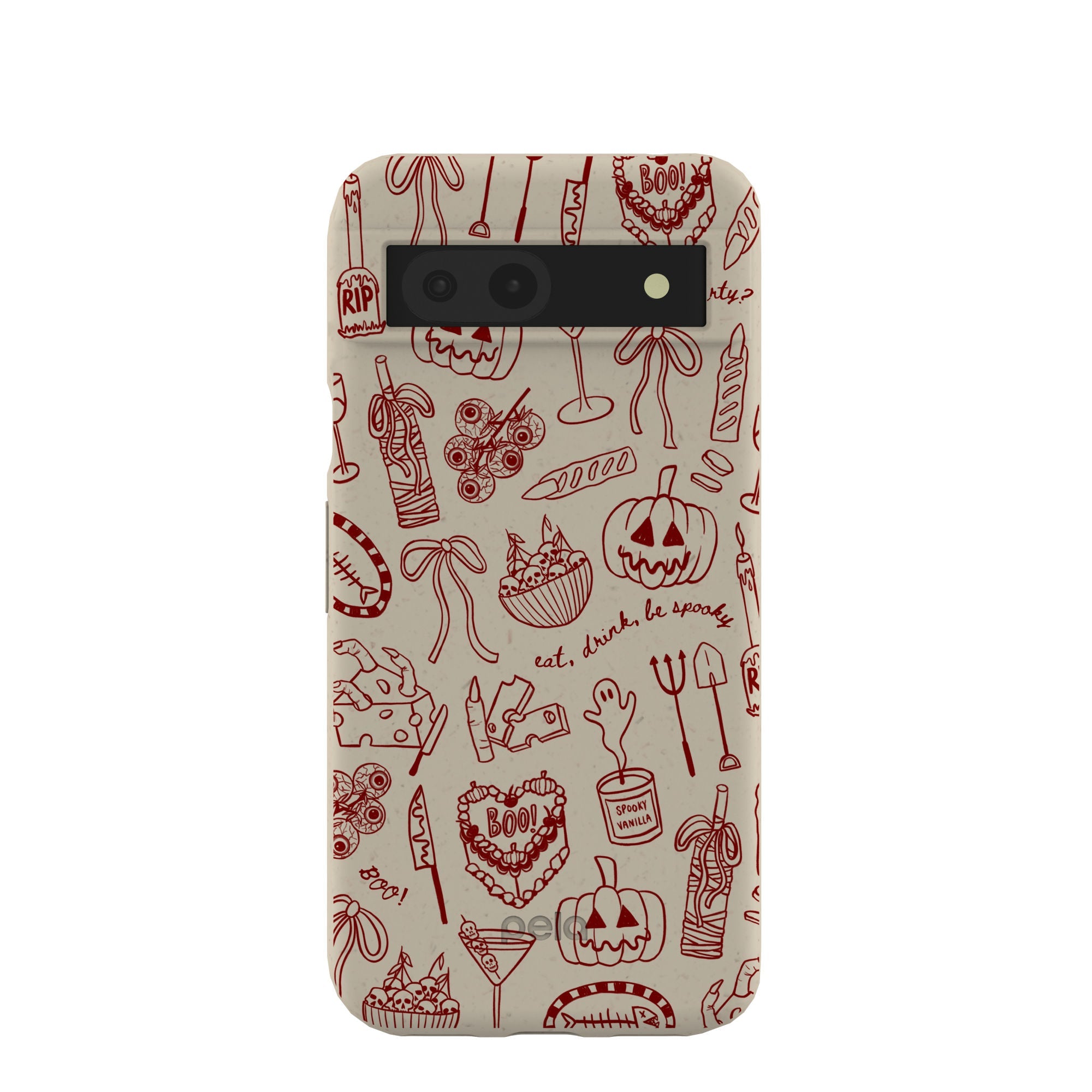 London Fog Spooky Dinner Party Google Pixel 8a Case Refurbished - Pela Case refurbished available on Cerqular
