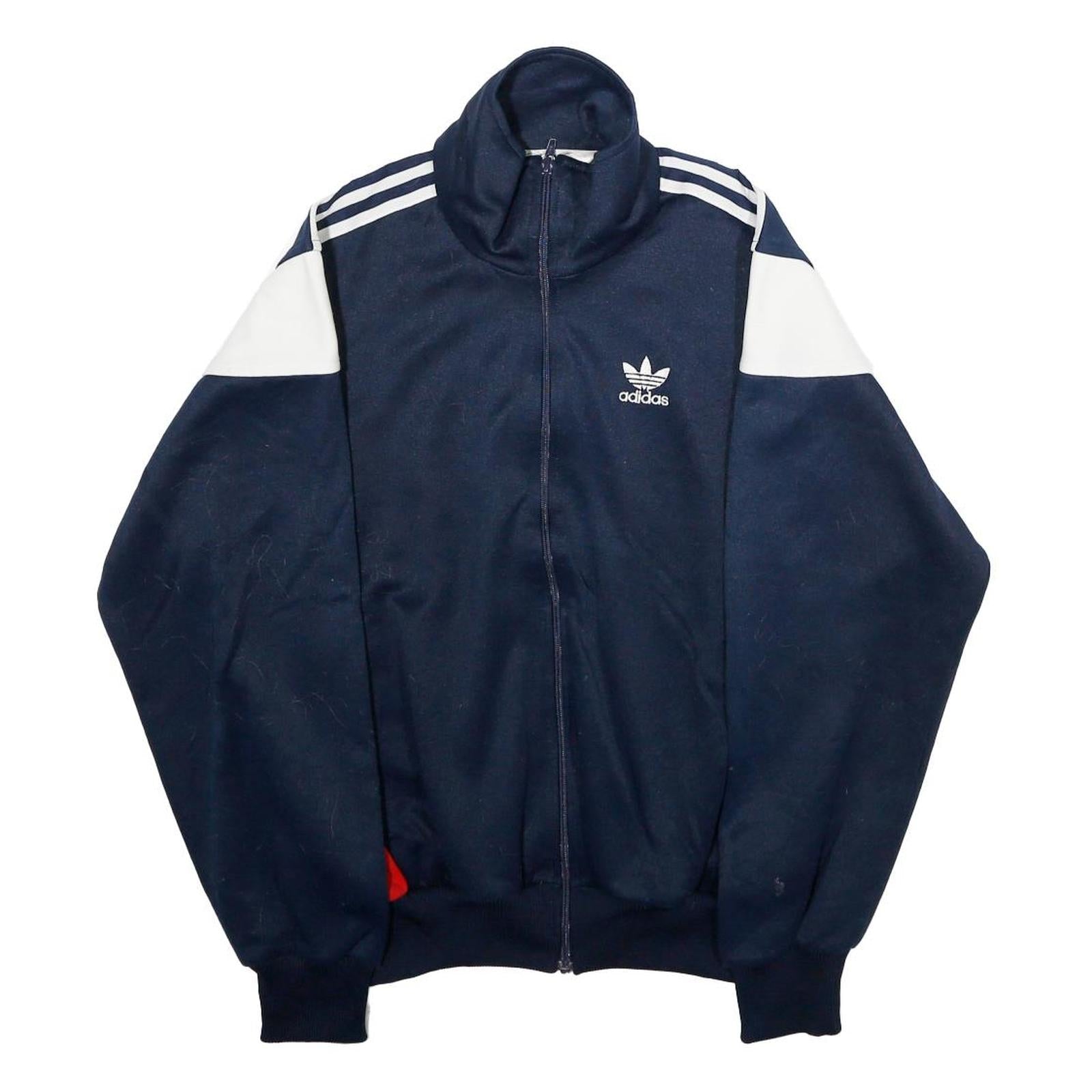 Buy ADIDAS Mens Navy Blue White Track Jacket M Polyester Zip Sportswear Retro Style Refurbished - $45.49 ADIDAS Mens Navy Blue White Track Jacket M Polyester Zip Sportswear Retro Style Refurbished - N/A refurbished available on Cerqular