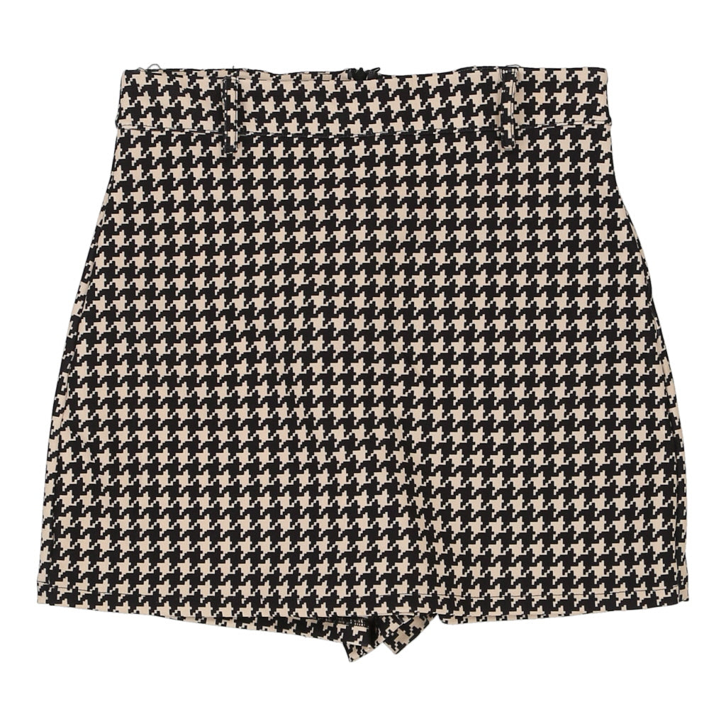 Makida Skort - Medium Black & White Polyester Refurbished - Thrifted (note: this is a term often used to describe second- refurbished available on Cerqular