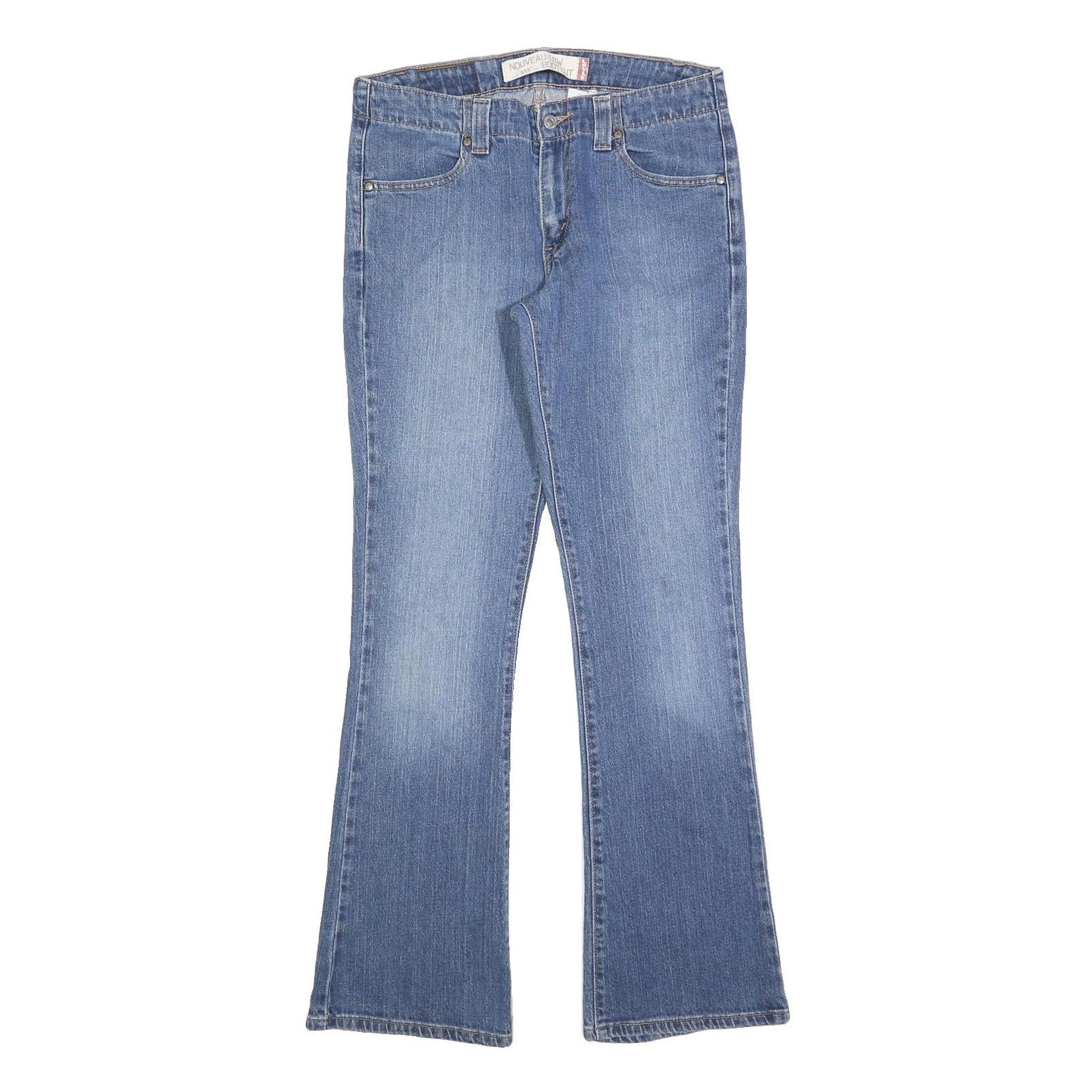 LEVI'S 525 Womens Jeans Blue Regular Flared Denim Light W30 L32 Classic Fit Refurbished - N/A refurbished available on Cerqular