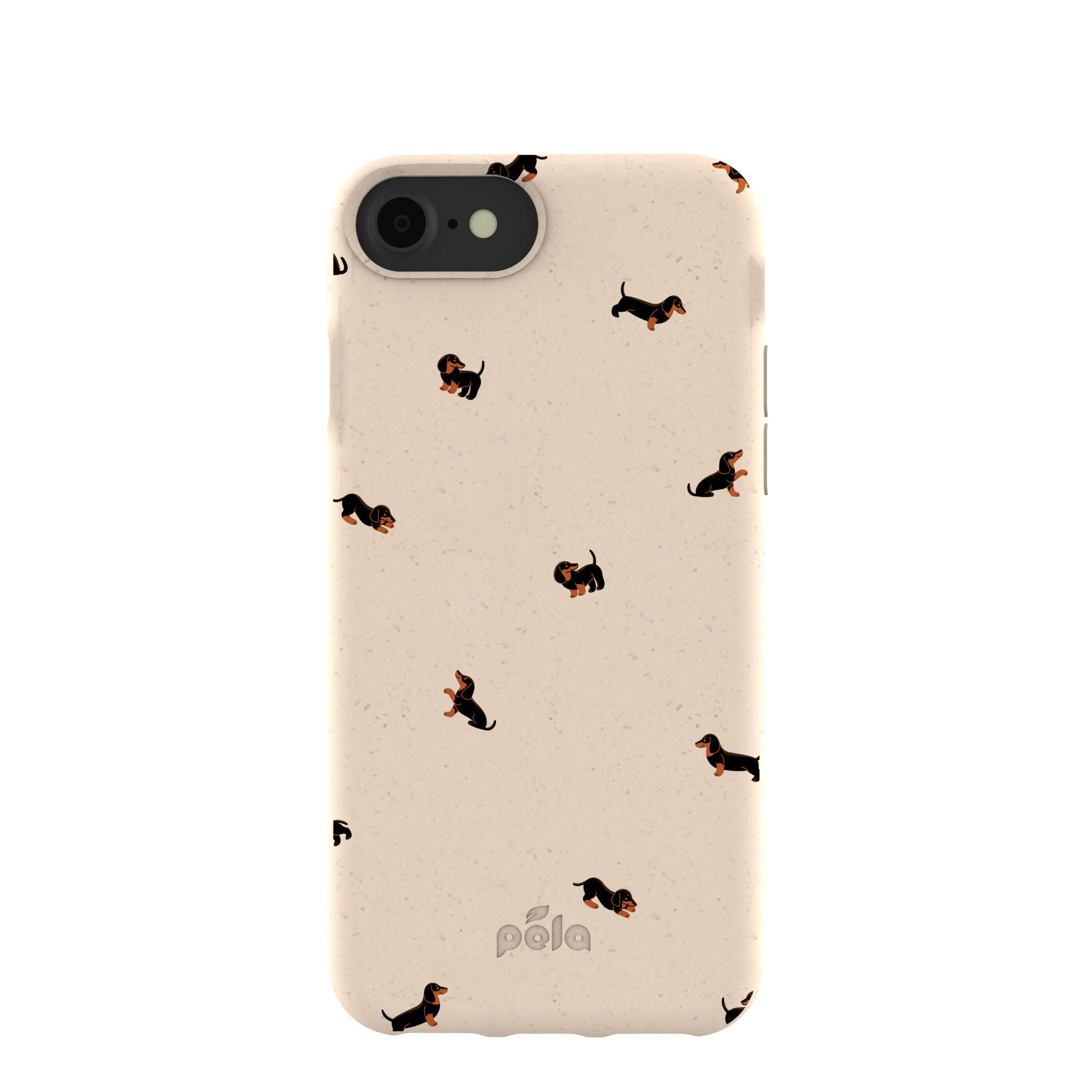 Seashell Lil Dachshunds iPhone 6/6s/7/8/SE Case Refurbished - Pela Case refurbished available on Cerqular