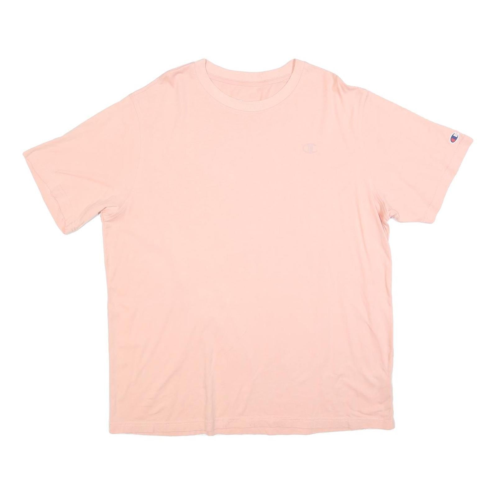 Buy CHAMPION Mens Pink Crew Neck Short Sleeve T-Shirt XL Cotton Blend Casual Comfort Refurbished - $18.19 CHAMPION Mens Pink Crew Neck Short Sleeve T-Shirt XL Cotton Blend Casual Comfort Refurbished - N/A refurbished available on Cerqular