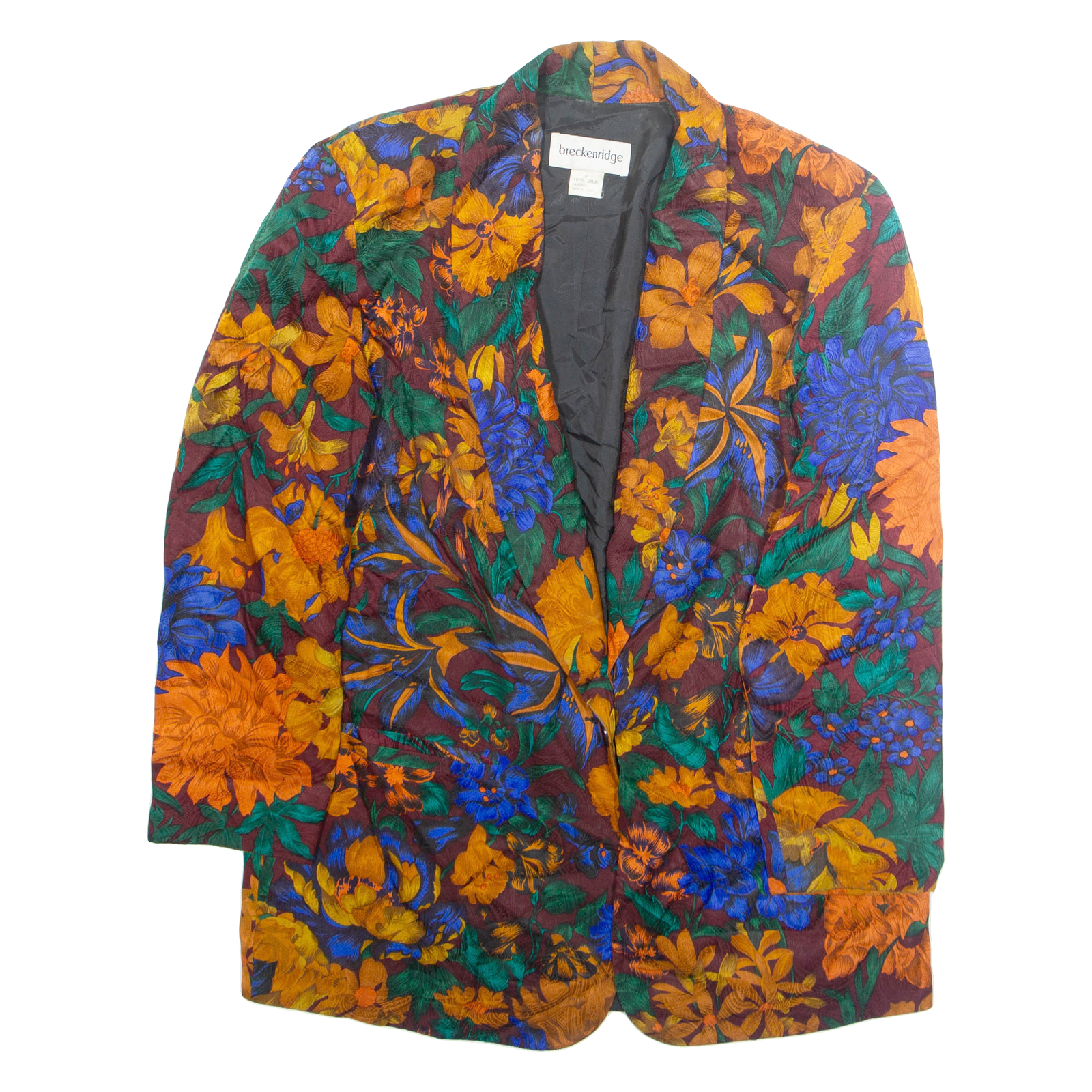 Buy BRECKENRIDGE Womens Blazer Jacket Orange Silk Floral S Refurbished - $46.79 BRECKENRIDGE Womens Blazer Jacket Orange Silk Floral S Refurbished - N/A refurbished available on Cerqular