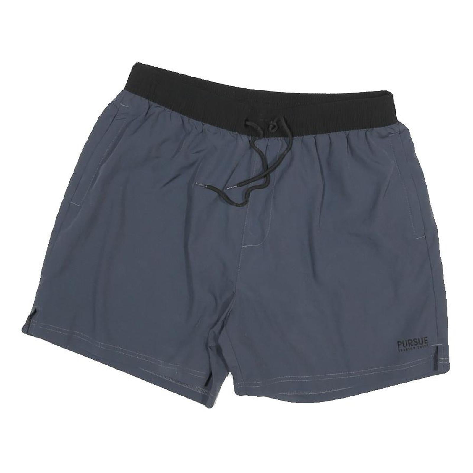 Mens Casual Shorts Blue Drawstring M W30 Polyester Blend Comfortable Refurbished - N/A refurbished available on Cerqular