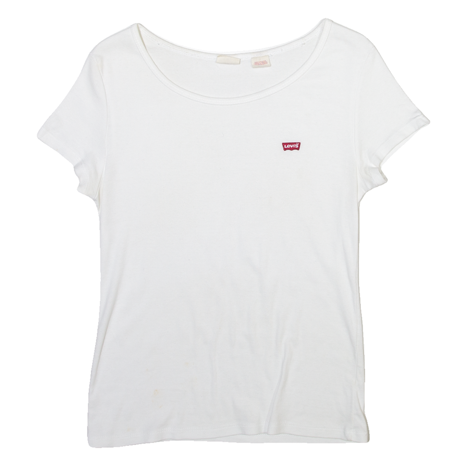 LEVI'S Womens T-Shirt White S Refurbished - N/A refurbished available on Cerqular