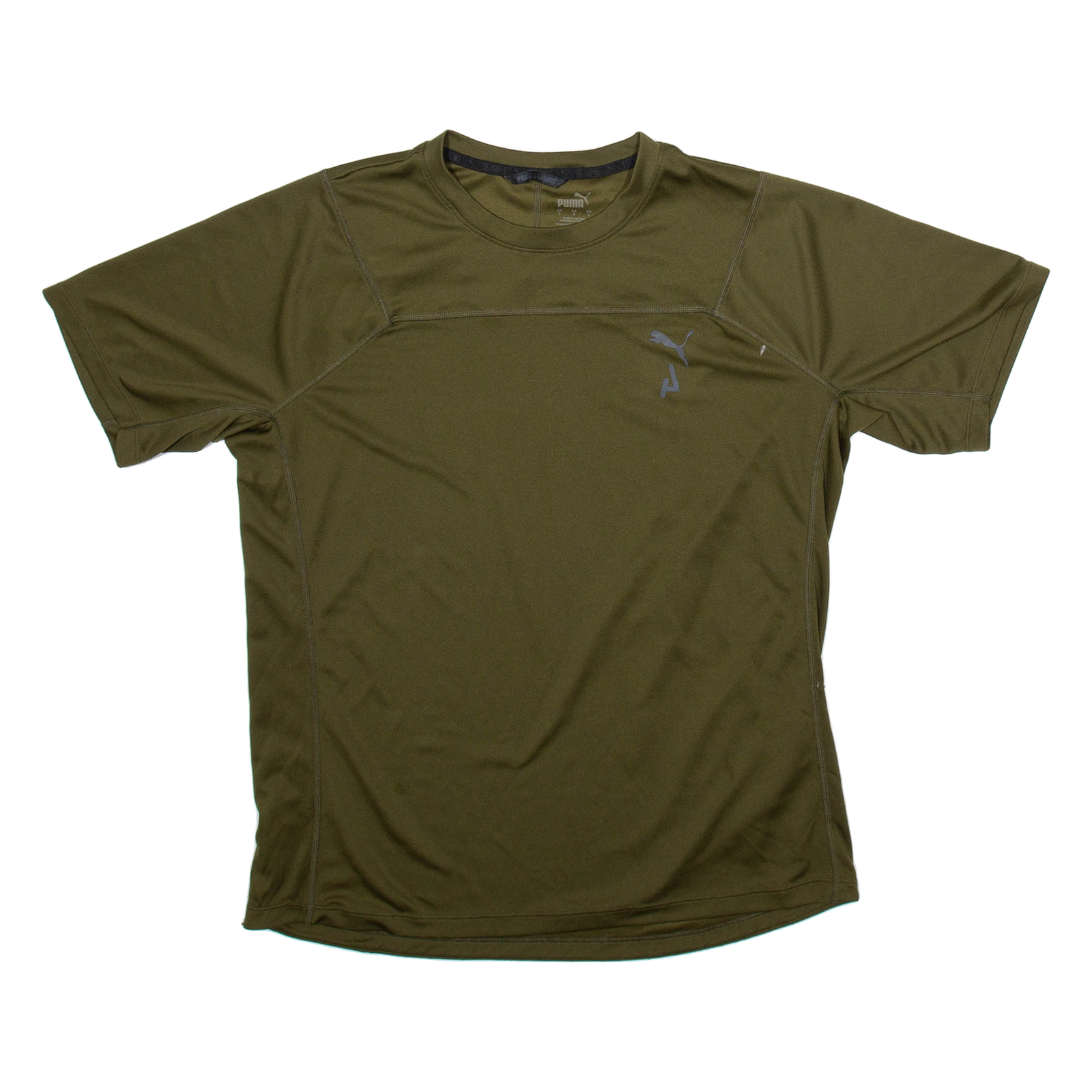 PUMA Mens T-Shirt Green S Refurbished - N/A refurbished available on Cerqular