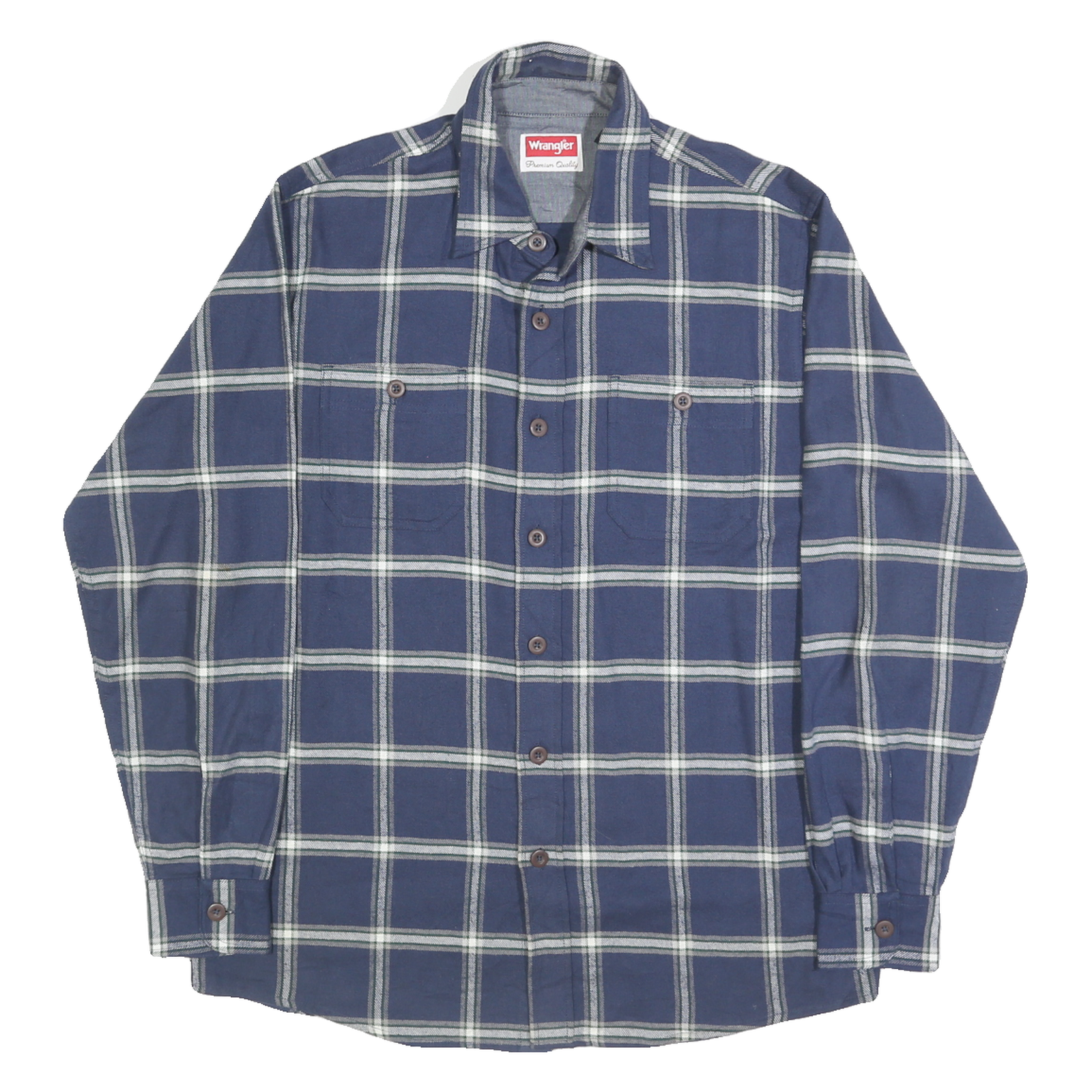 Buy WRANGLER Mens Blue Check Shirt M Cotton Long Sleeve Button Casual Shirt Refurbished - $24.69 WRANGLER Mens Blue Check Shirt M Cotton Long Sleeve Button Casual Shirt Refurbished - N/A refurbished available on Cerqular