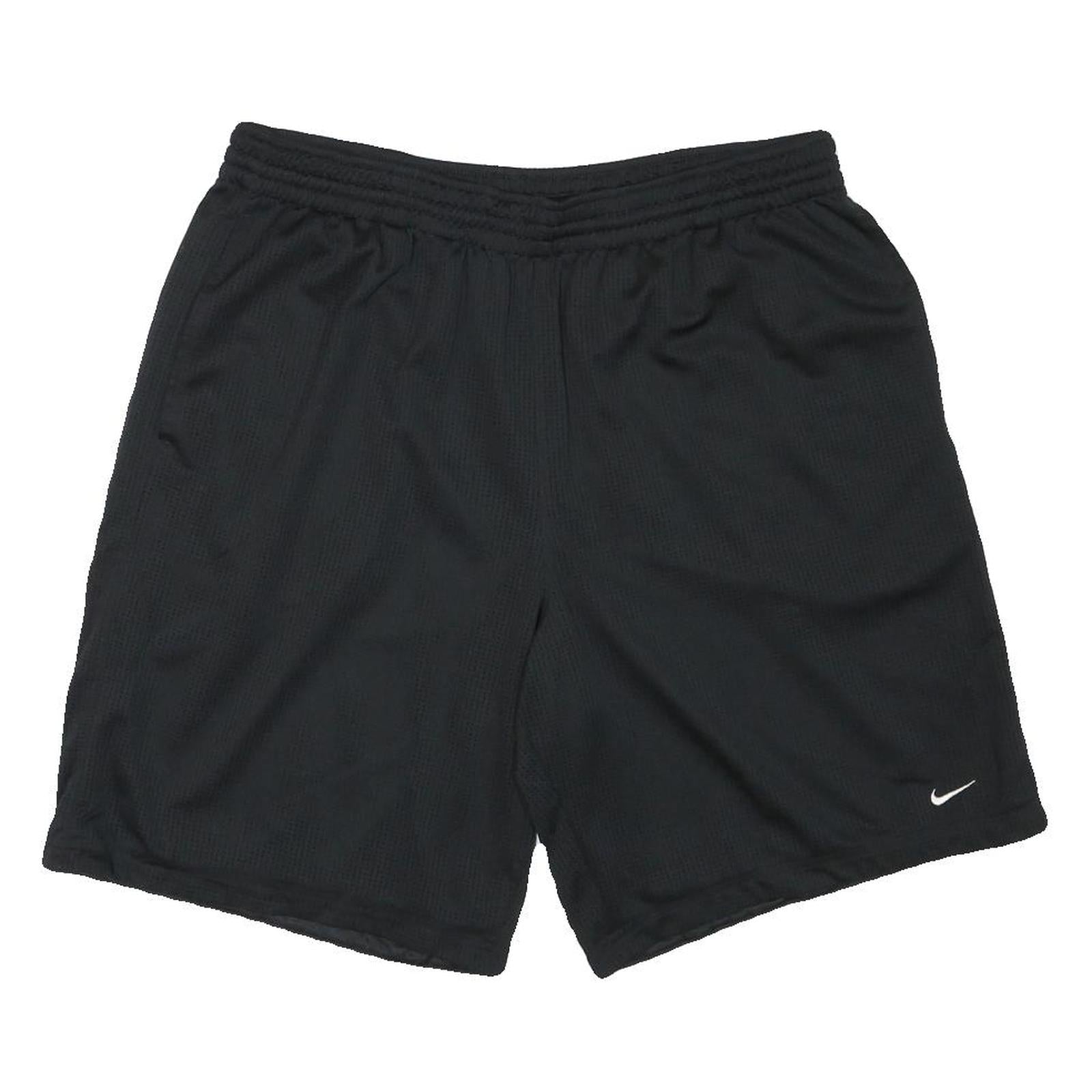 NIKE Mens Black Sports Shorts XL W34 Polyester Blend Casual Comfort Refurbished - N/A refurbished available on Cerqular