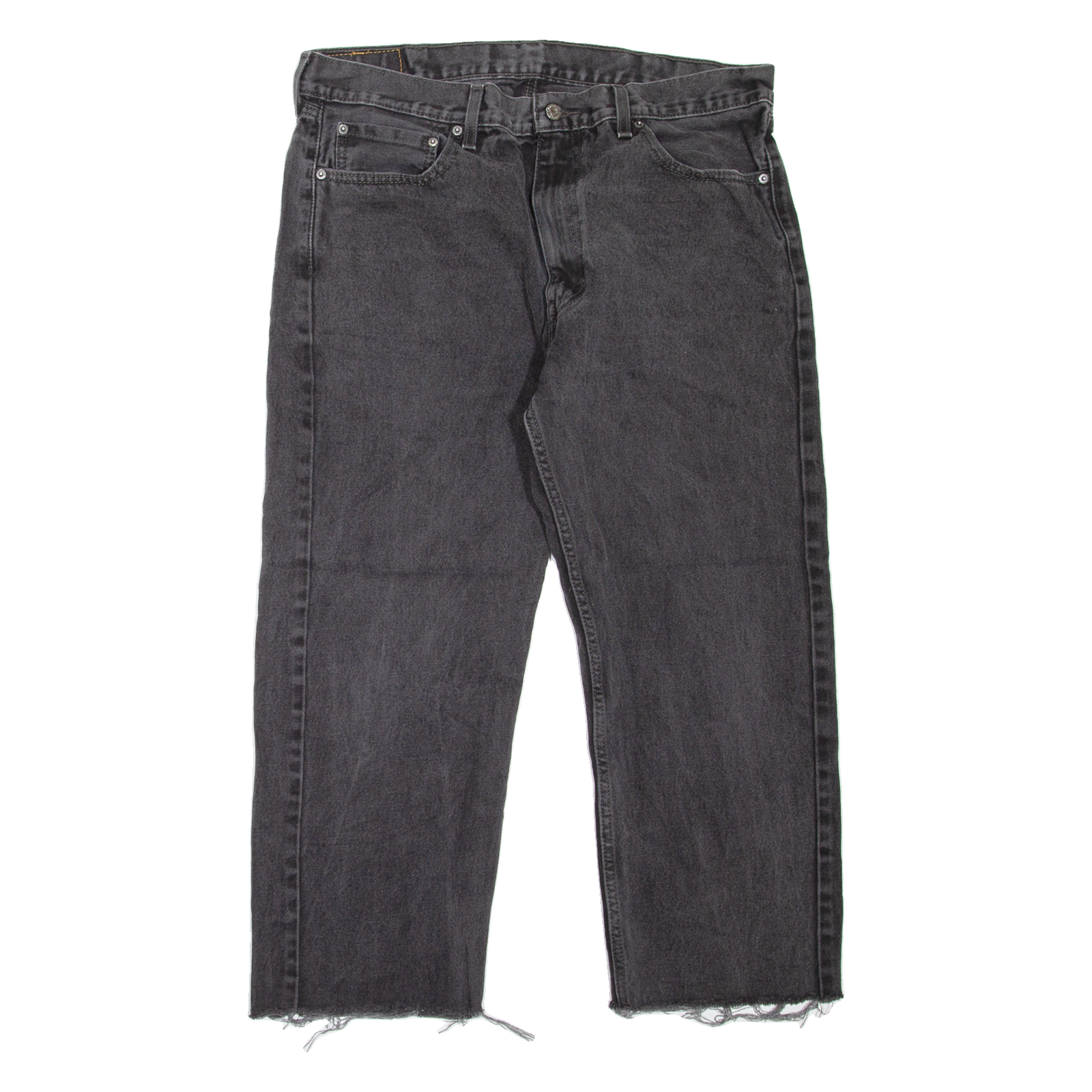 LEVI'S 505 Jeans Mens Black Regular Straight W38 L24 Refurbished - N/A refurbished available on Cerqular