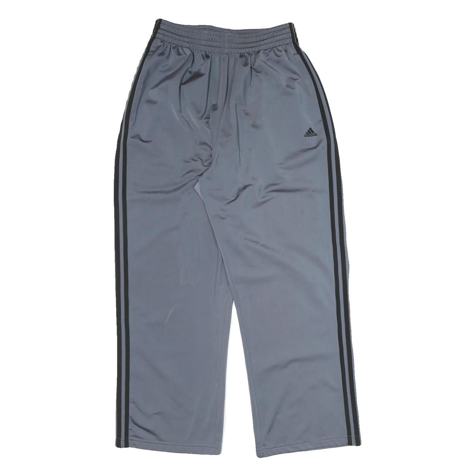 ADIDAS Mens Joggers Grey & Black Regular Straight L W28 L29 Sports Casual Refurbished - N/A refurbished available on Cerqular
